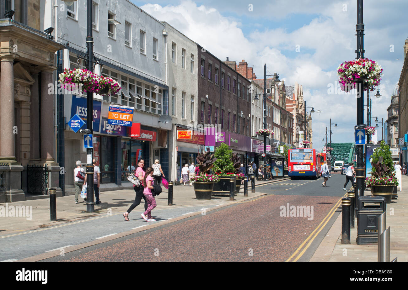 Fawcett Street Sunderland City Centre North East England UK Stock Photo Fawcett Street Sunderland City Centre North East England UK Stock Photo