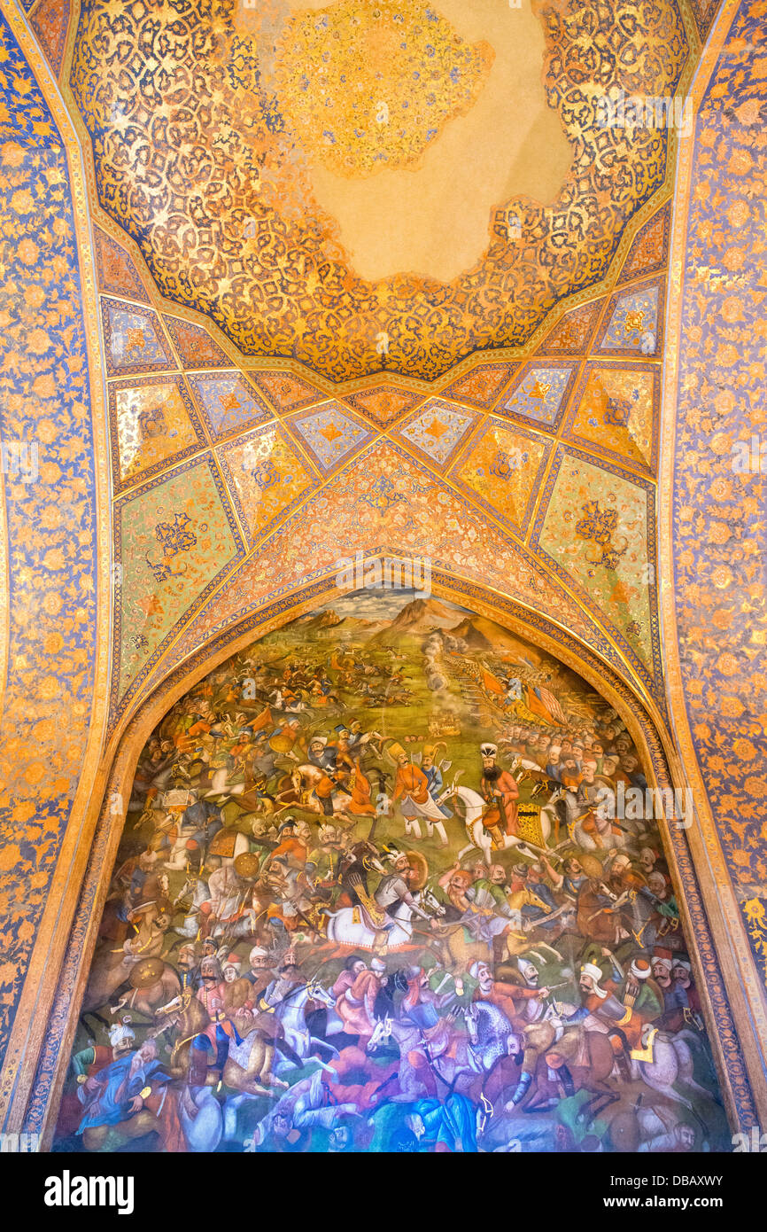 Asia Iran Isfahan Chehel Sotoun Palace Stock Photo Alamy