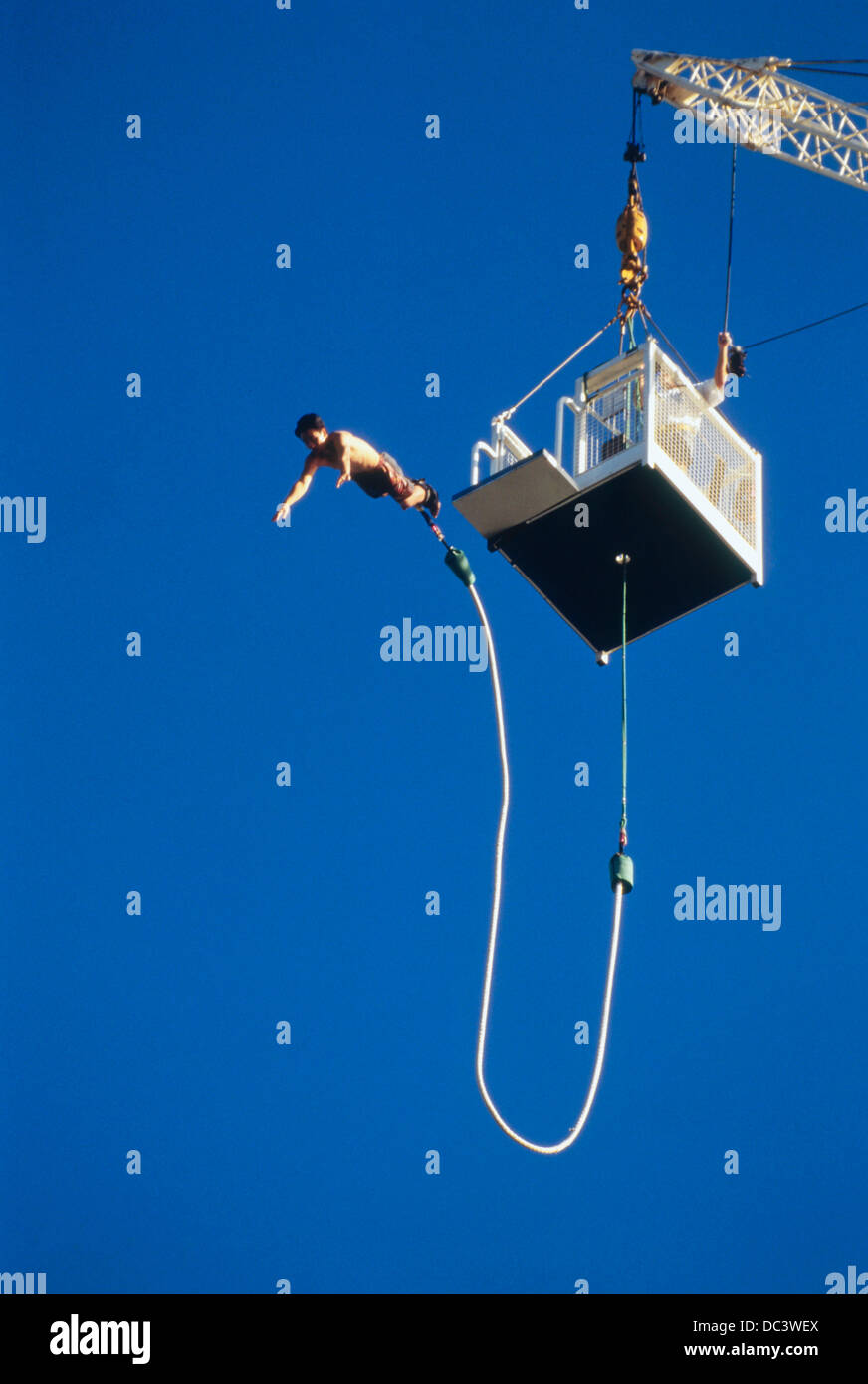 Bungee Man Vertical Hi Res Stock Photography And Images Alamy