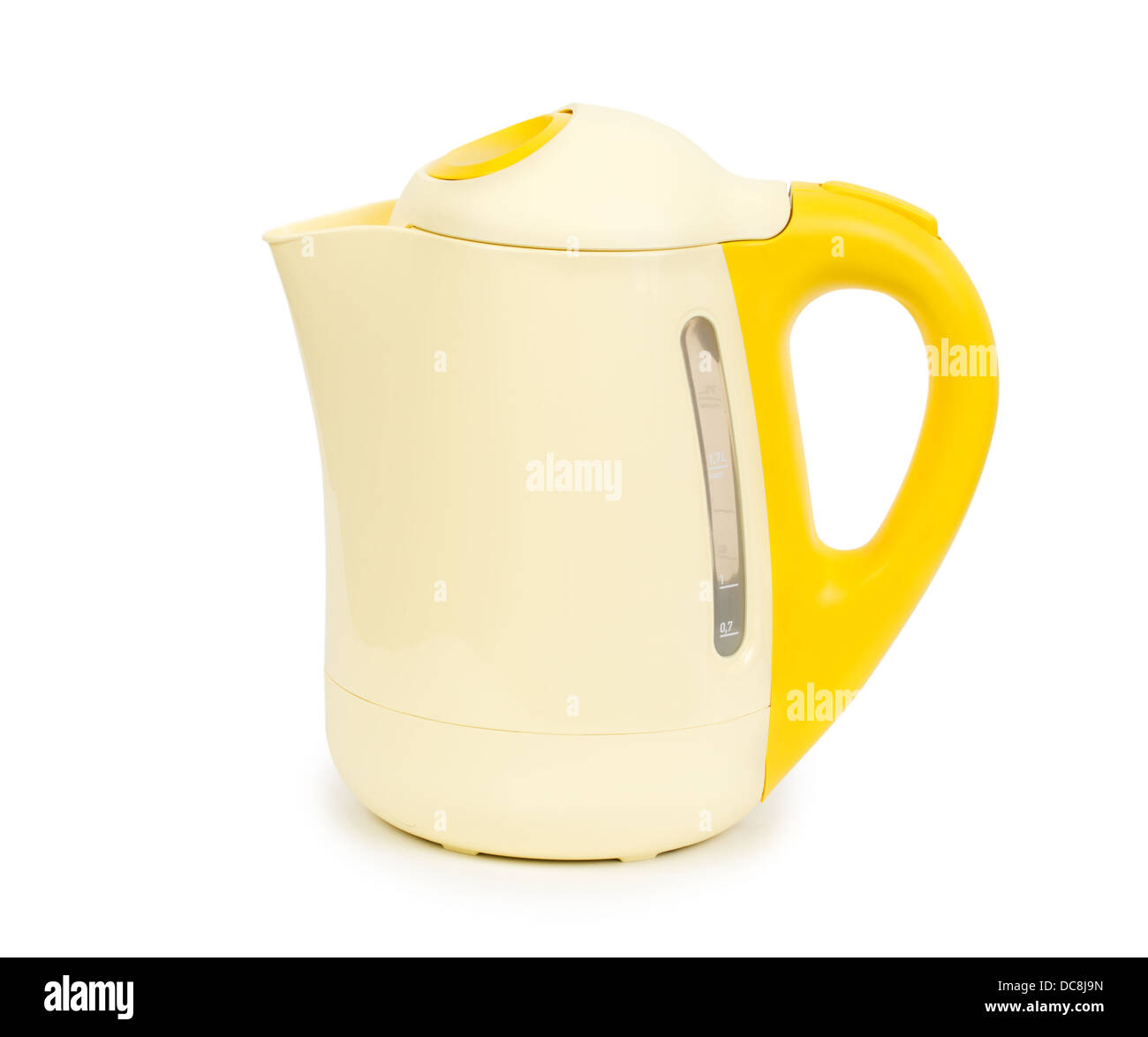 Electric Yellow Tea Kettle Isolated On White Background With - Stock Photo Electric Yellow Tea Kettle Isolated On White Background Withclipping Path electric yellow tea kettle isolated on white background with - stock photo electric yellow tea kettle isolated on white background withclipping path