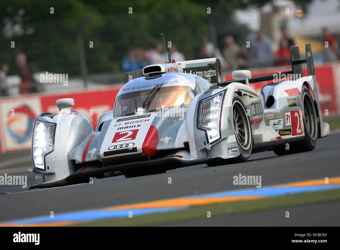 Audi R18 E Tron Quattro At Le Mans 24 Hours 2013 Stock Photo Alamy