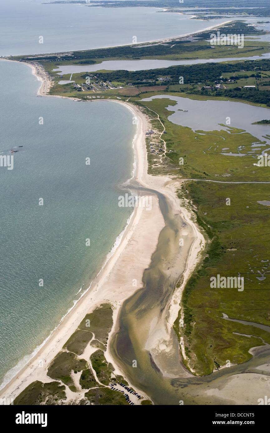 Demarest Lloyd State Park, Aerial Bristol County, Westport Stock Photo