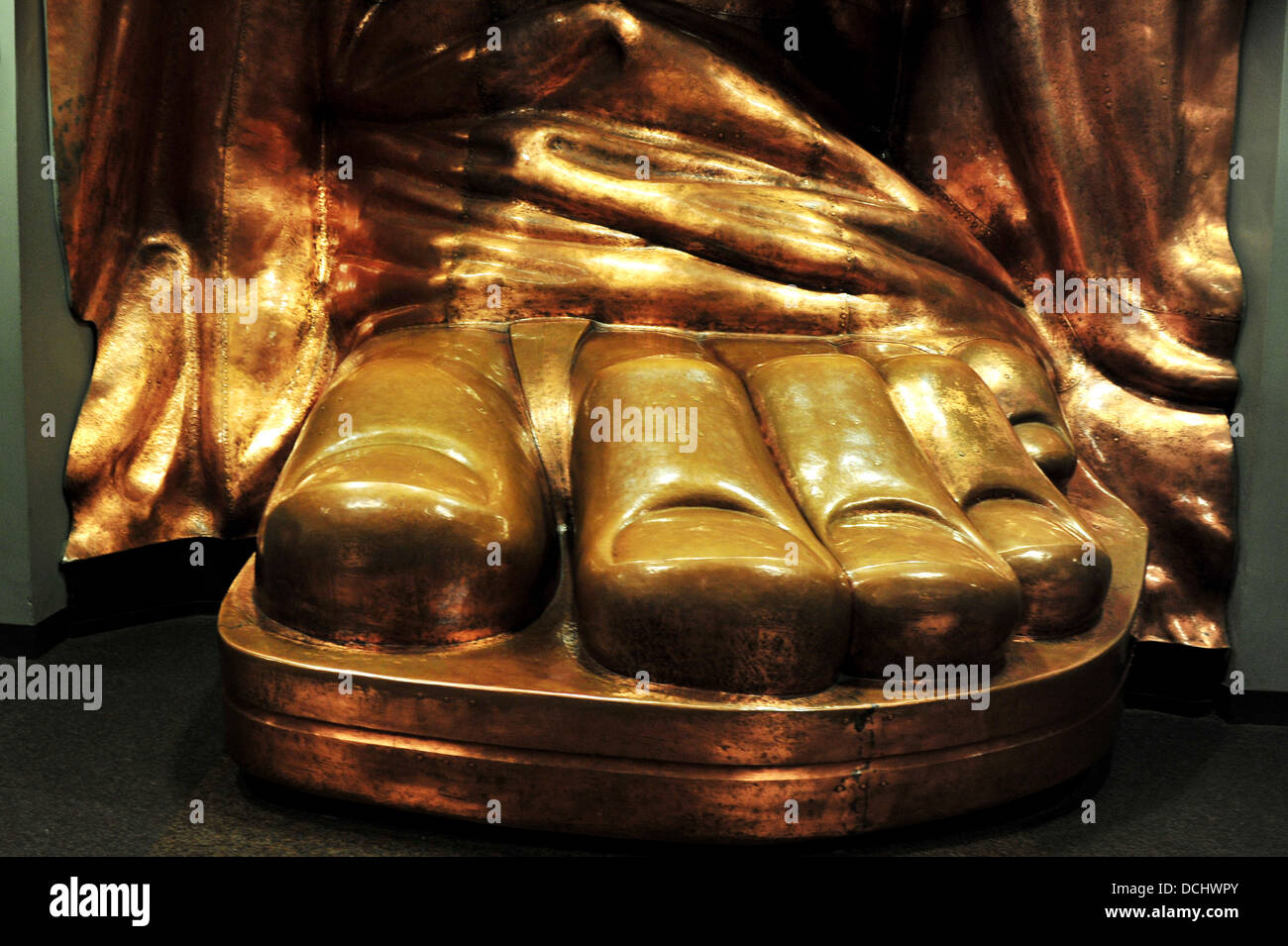 NYC OCT 15Statue of liberty foot on Oct 15 2009. Lady Liberty's