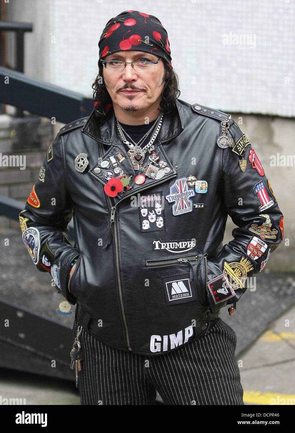 Stuart Goddard aka Adam Ant outside the ITV studios London, England