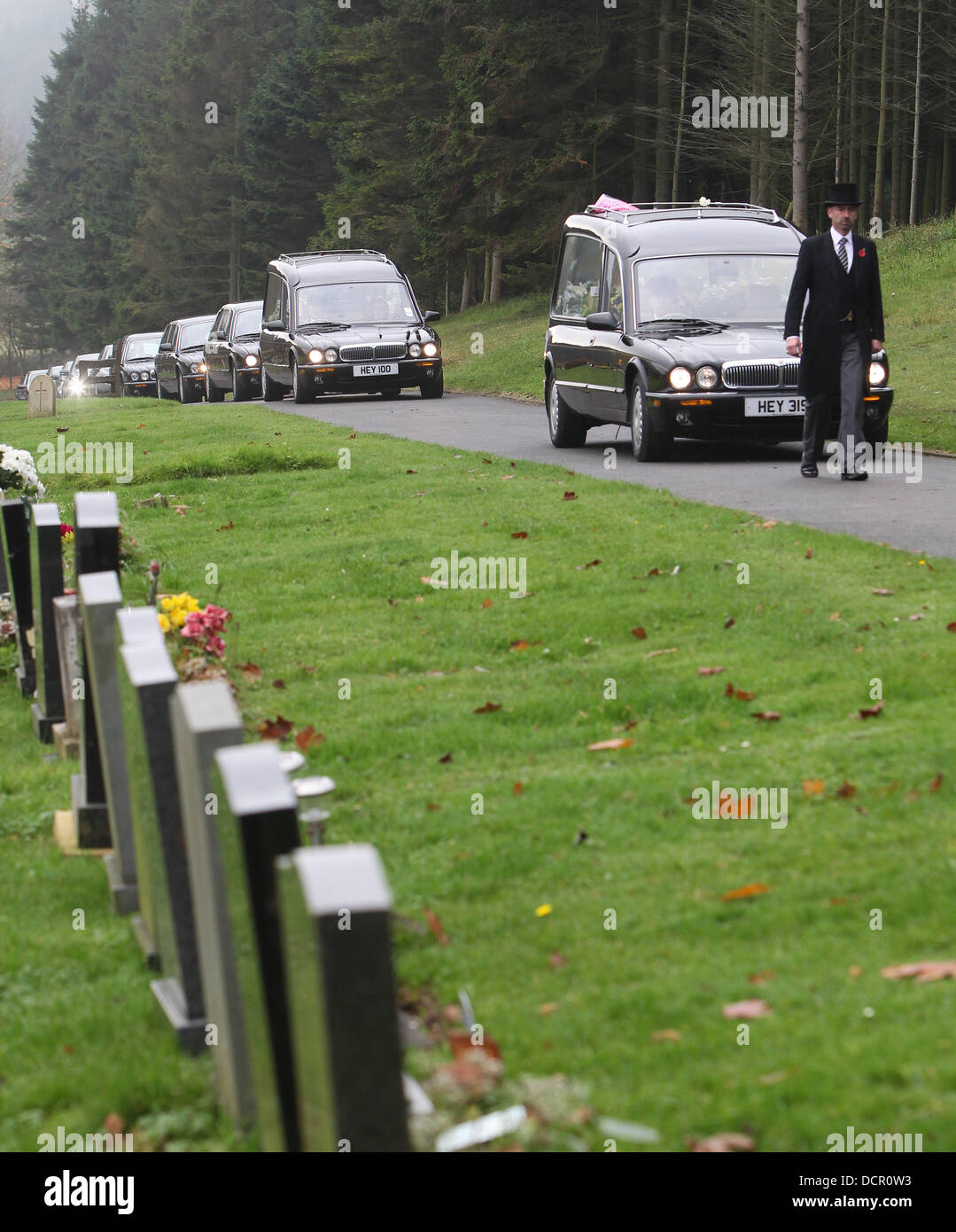 Sir Jimmy Savile is buried at the Woodlands cemetery in Scarborough