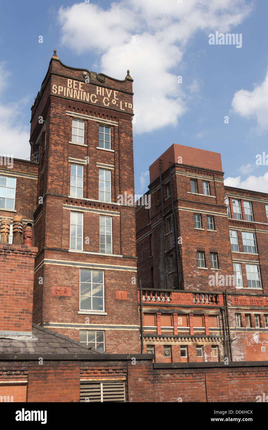 Beehive mill on Crescent Road, Bolton, Lancashire, a former cotton