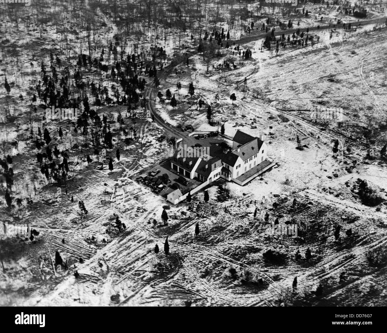 The Charles Lindbergh estate near Hopewell, New Jersey, 1932. On Stock