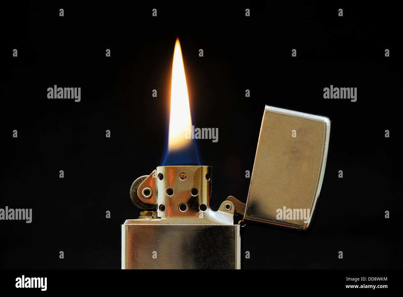 Burning cigarette lighter Stock Photo, Royalty Free Image 59817400 Alamy