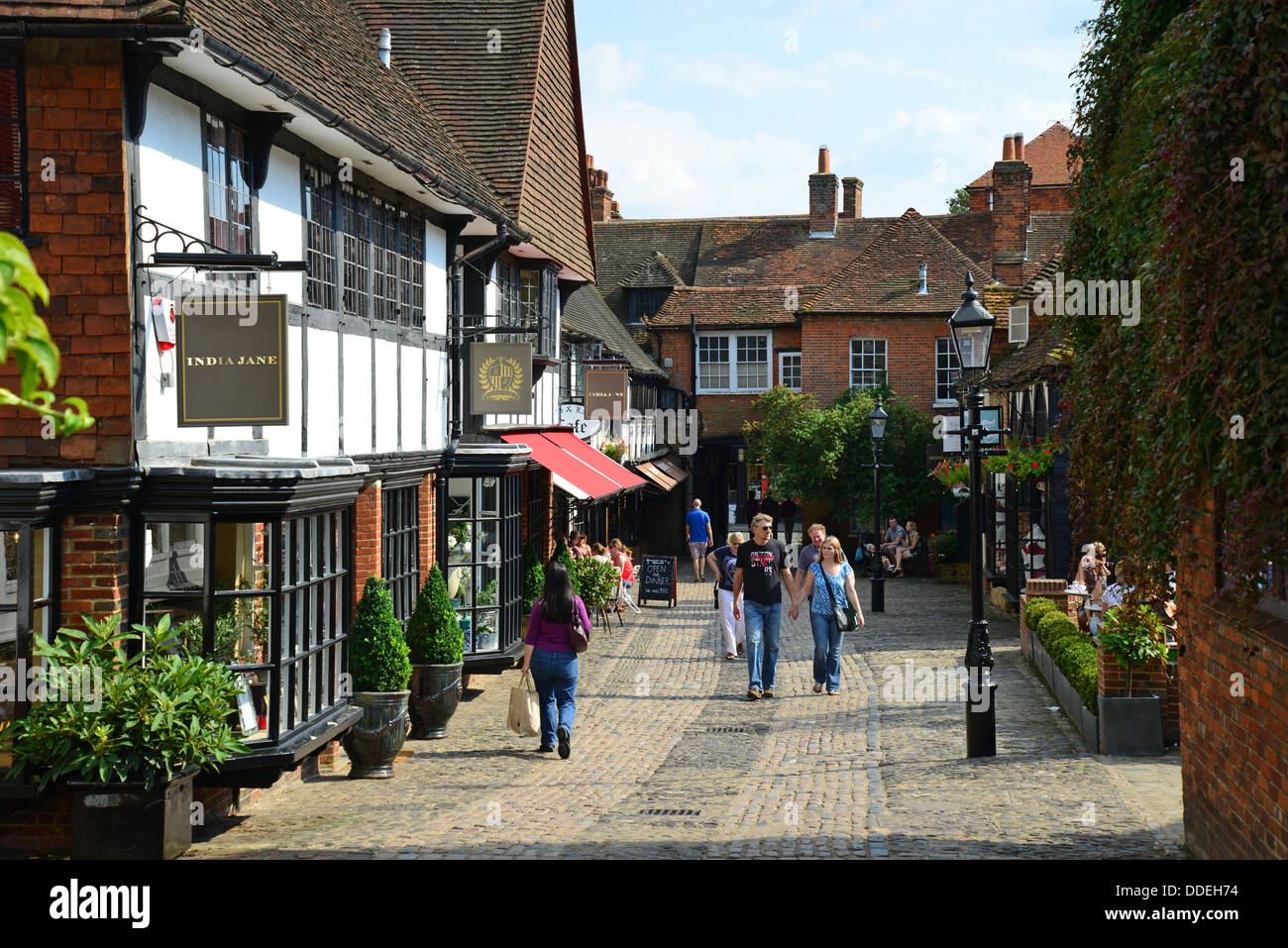 Lion & Lamb Yard, Farnham, Surrey, England, United Kingdom Stock Photo