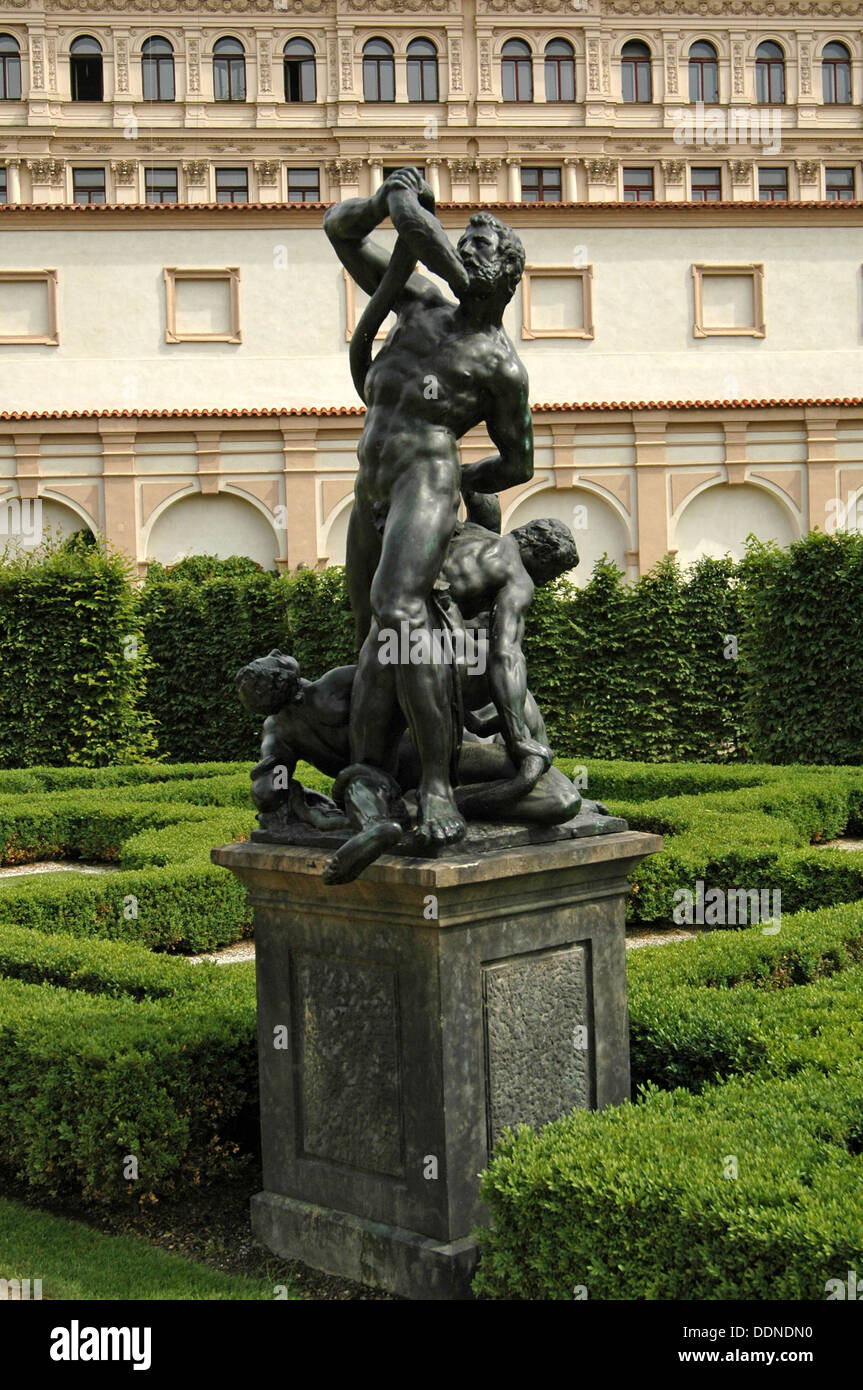 Bronze Statue Depicting Laocoon And His Sons At The Avenue Of