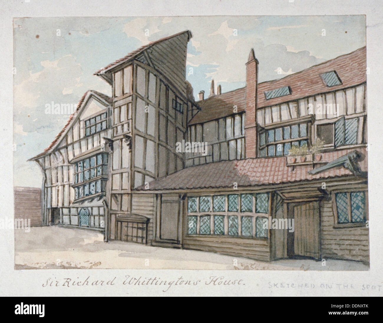 Sir Richard Whittington's House, Milton Street, City of London, 1800