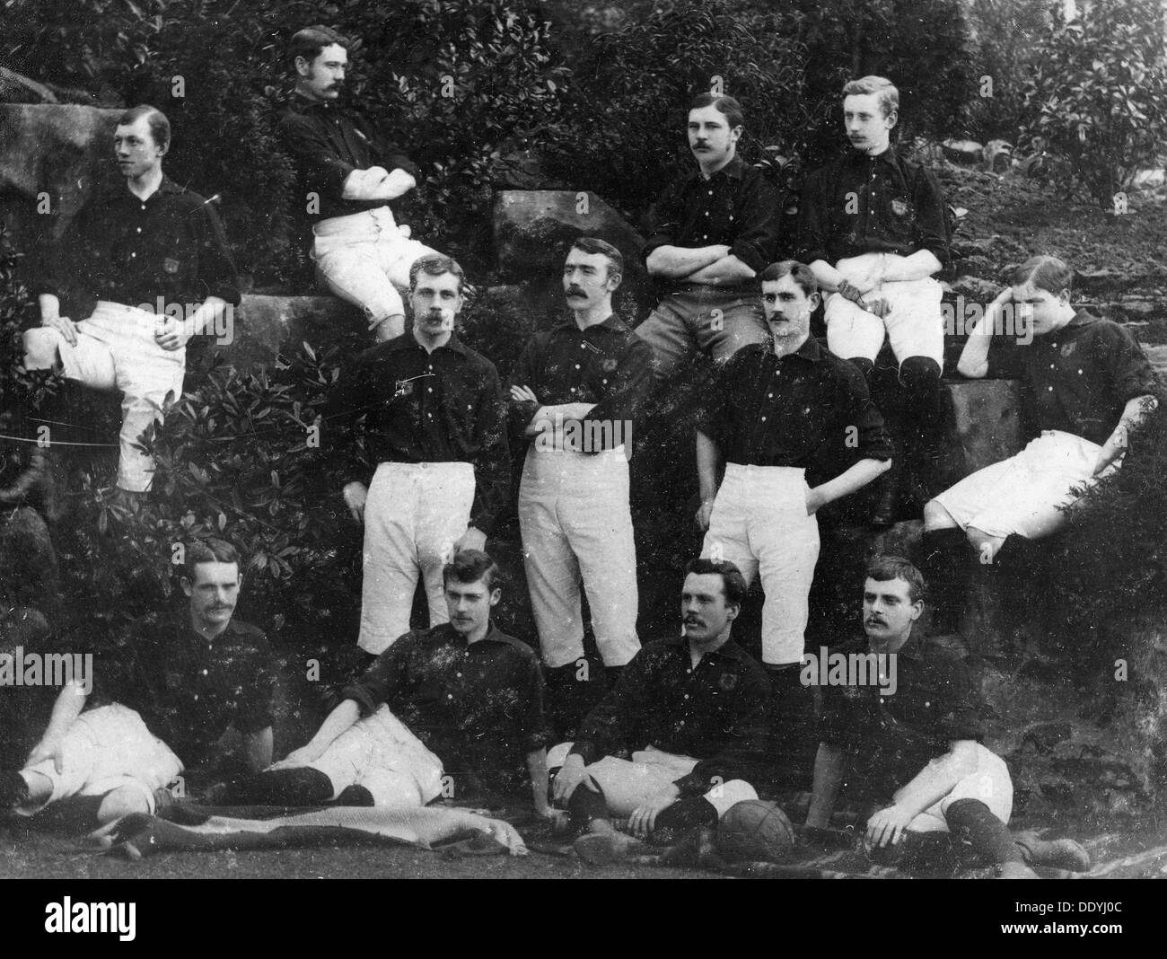 Nottingham Forest Football Club team photograph, 18841885 Stock Photo