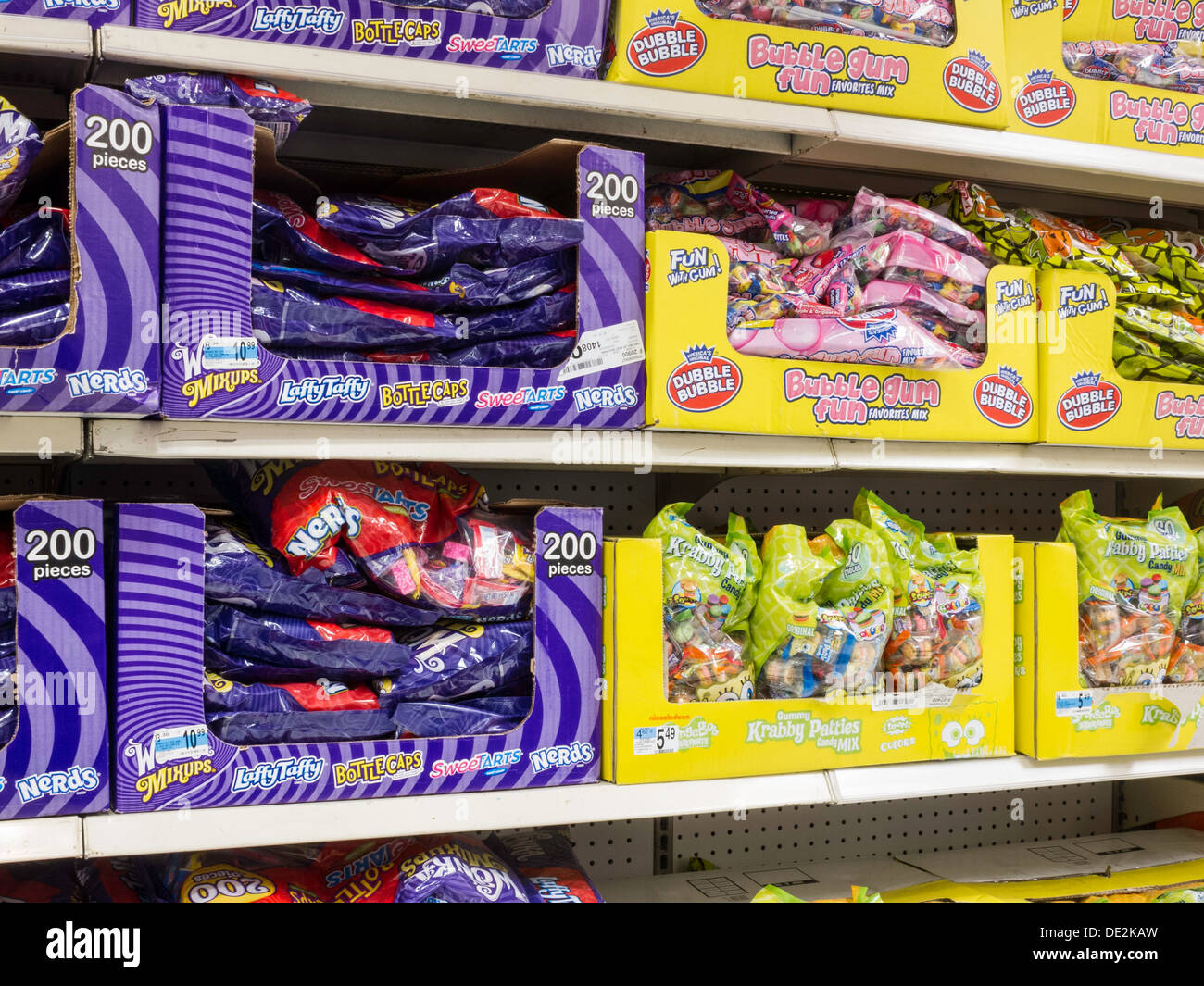 Kmart Halloween Store Display, NYC Stock Photo, Royalty Free Image