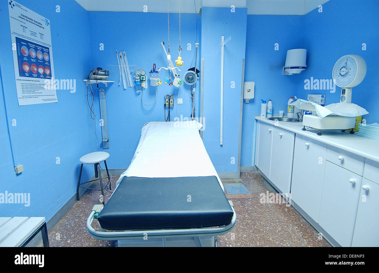 Pediatrics emergency room of hospital Stock Photo, Royalty Free Image