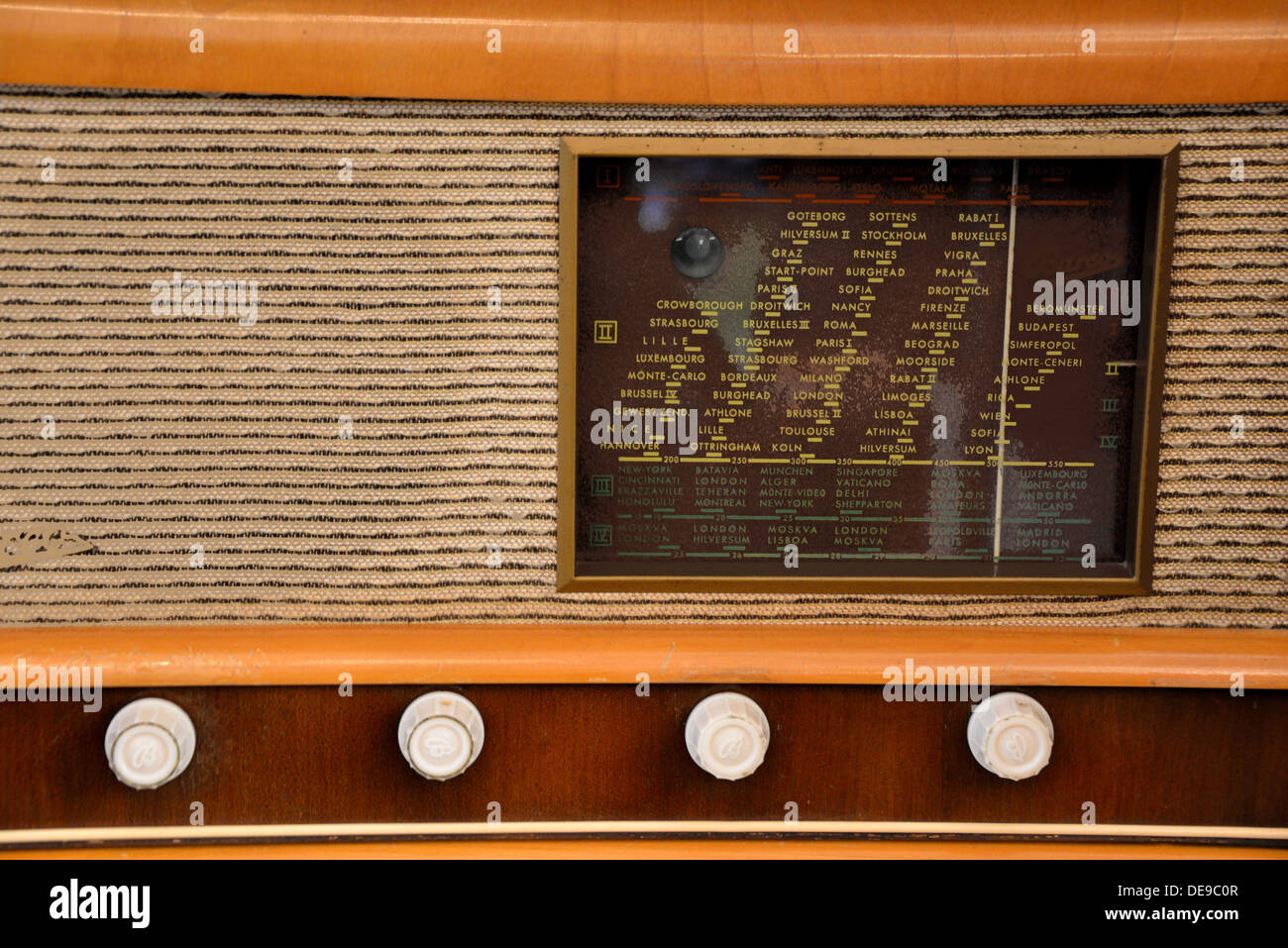 An old radio in a house Stock Photo, Royalty Free Image 60443287 Alamy
