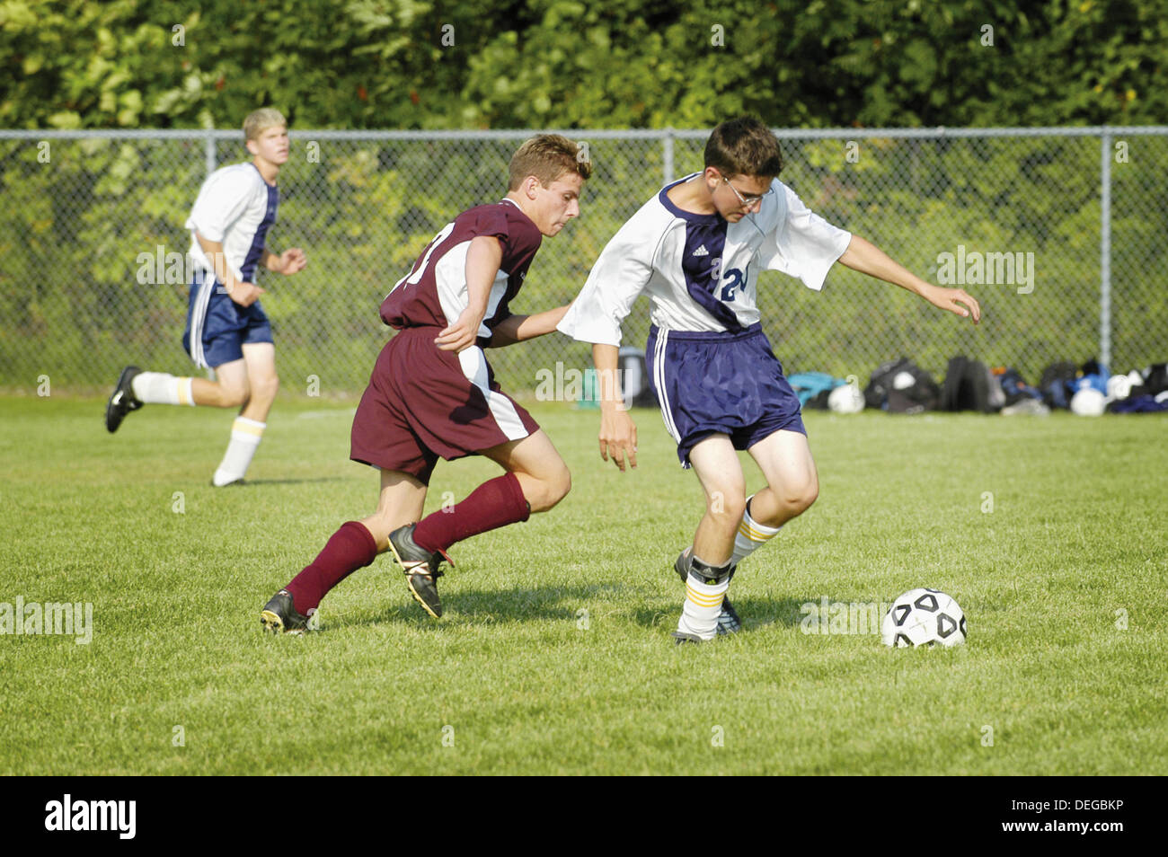High School soccer match Stock Photo, Royalty Free Image 60596698 Alamy