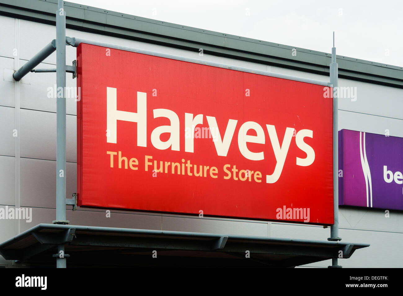Harvey's Furniture Store Stock Photo, Royalty Free Image 60606775 Alamy