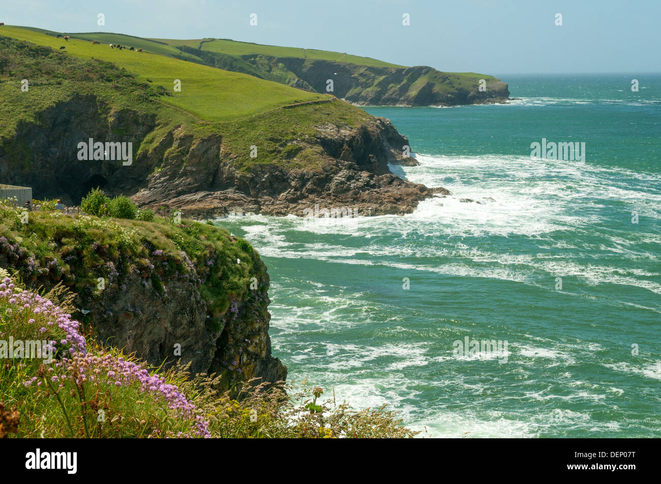 Cliffs at Port Isaac, Cornwall, England Stock Photo, Royalty Free Image 60719452 Alamy