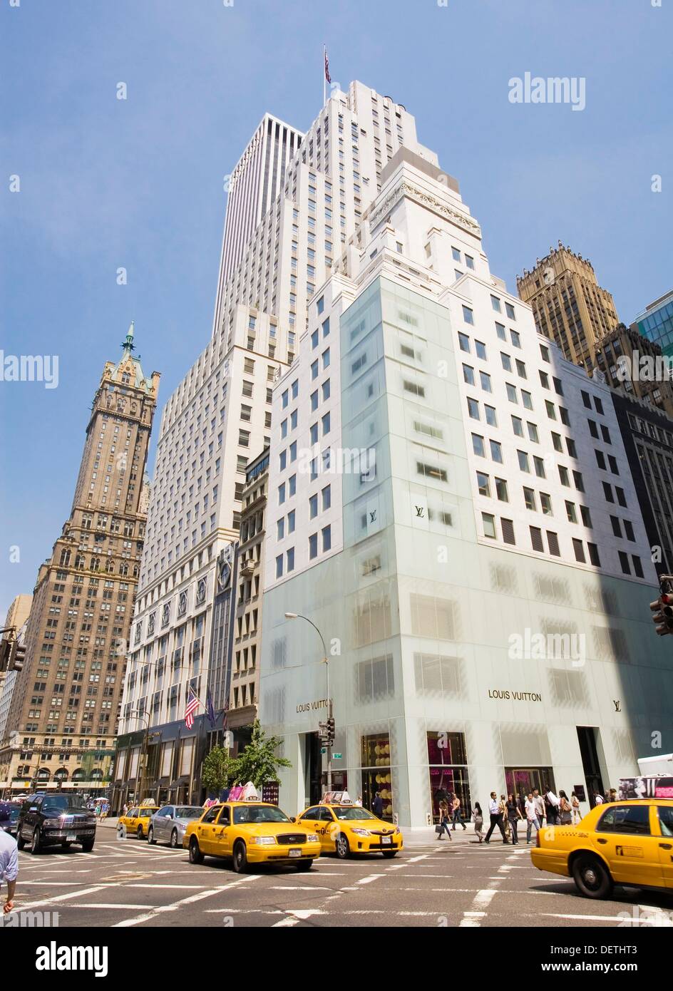 Louis Vuitton shop, Fifth Avenue and East 57th Street, Louis Vuitton Stock Photo, Royalty Free ...