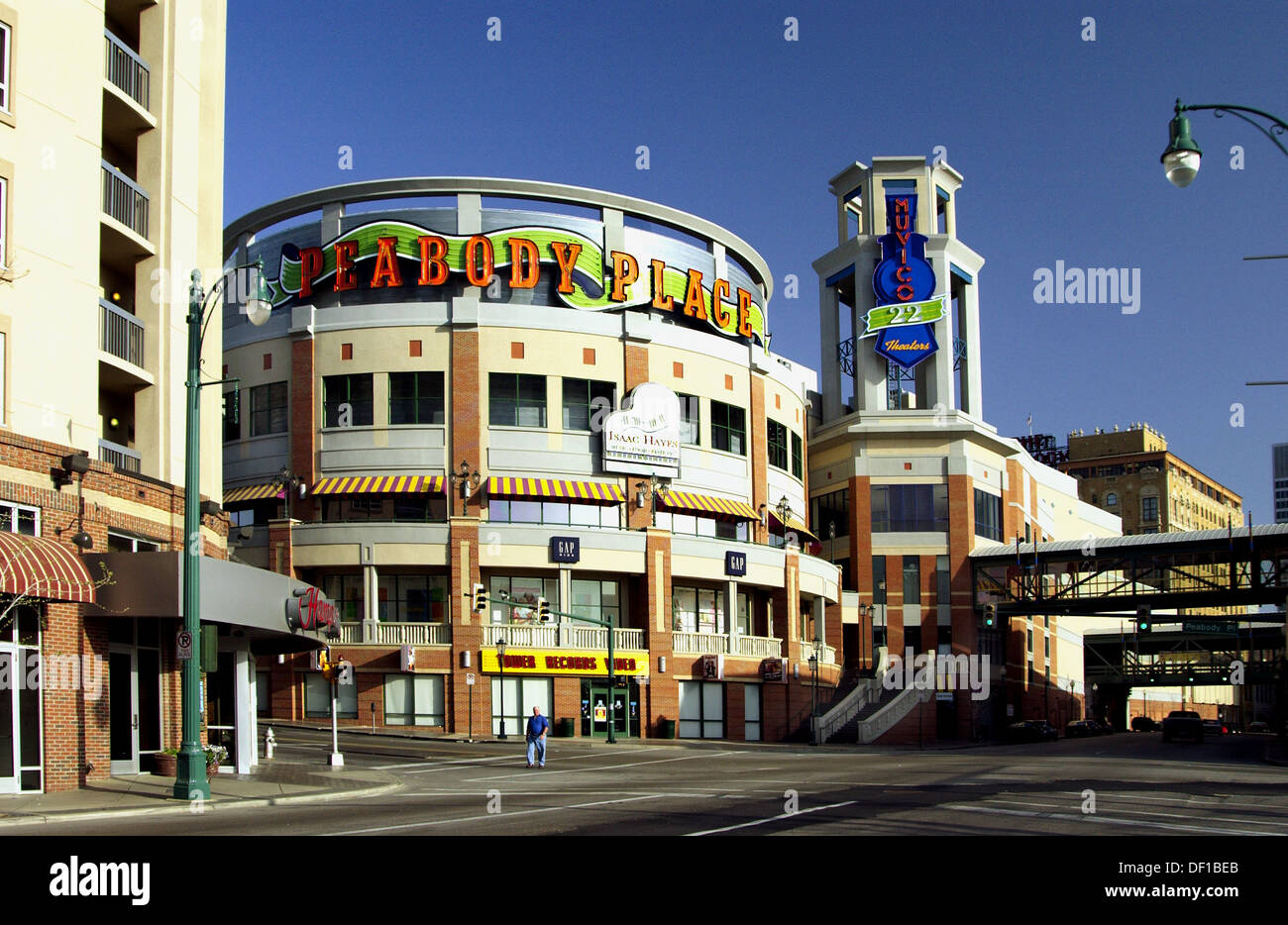 Peabody Place shopping center in downtown Memphis, Tennessee. USA Stock Photo: 60881923 - Alamy