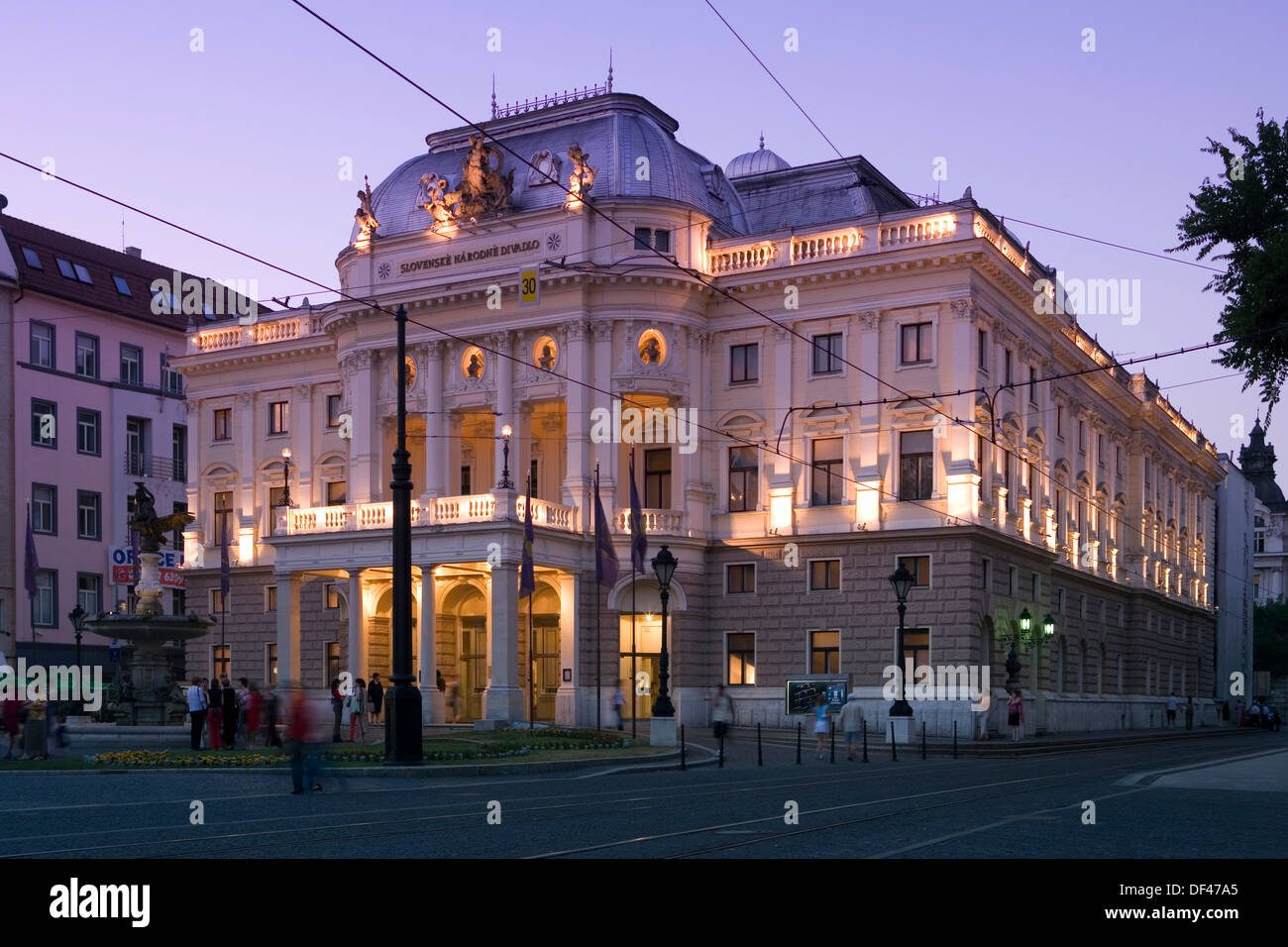 Slovakia, Bratislava, Opera house Stock Photo, Royalty Free Image