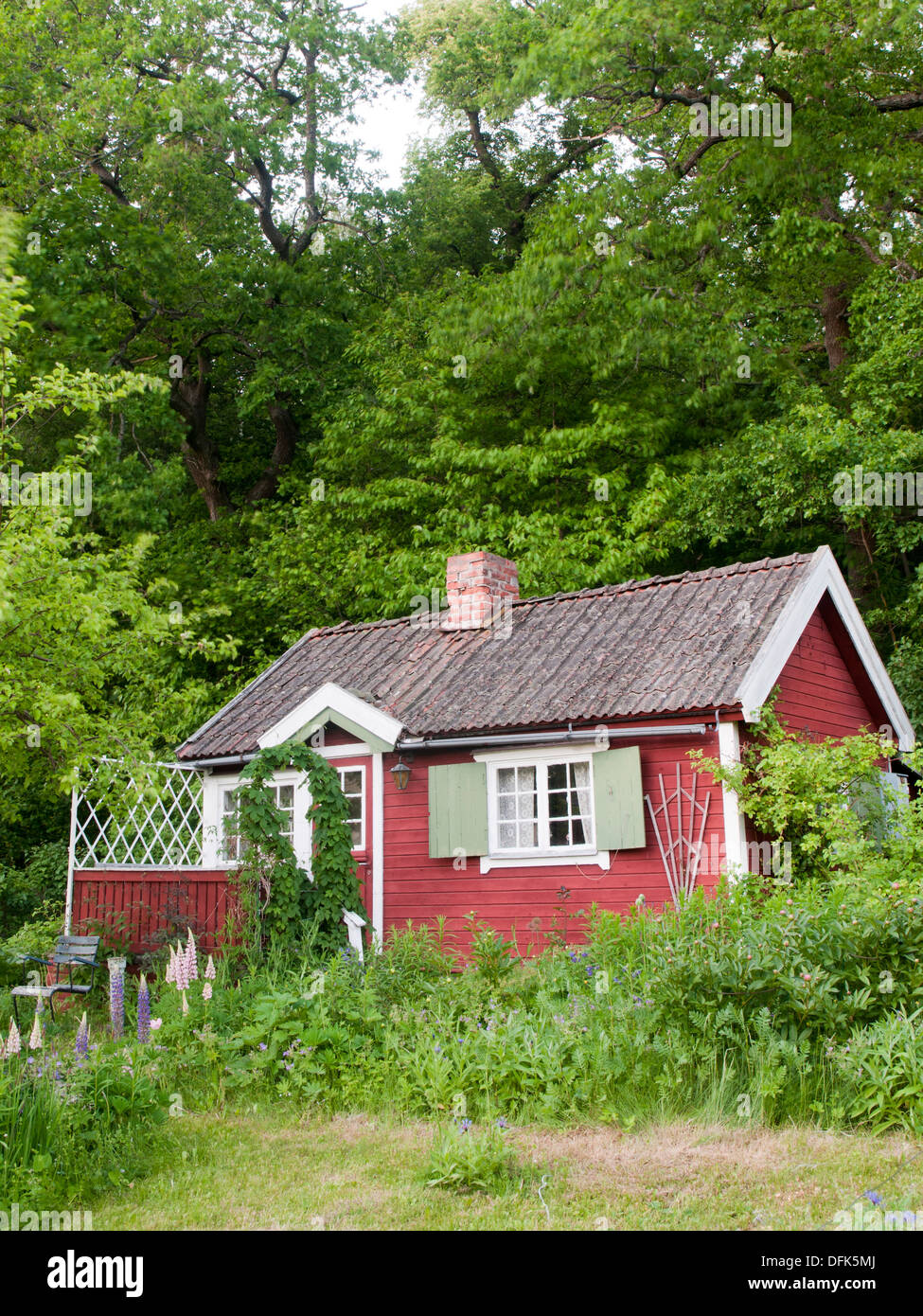 Swedish Cottage Stock Photo, Royalty Free Image 61272530 Alamy