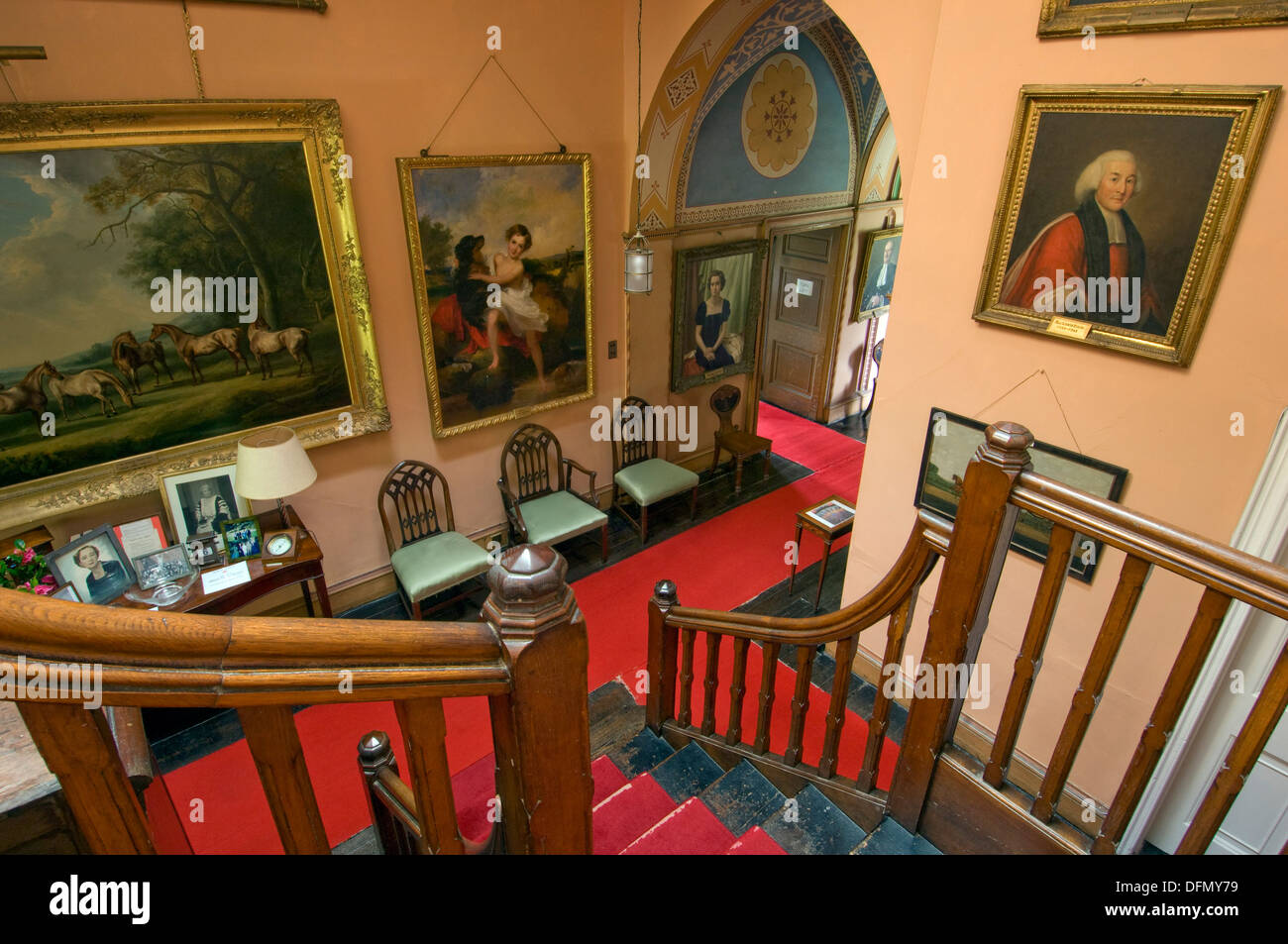 Hartland Abbey,a former abbey built in 1157,the stately home is the