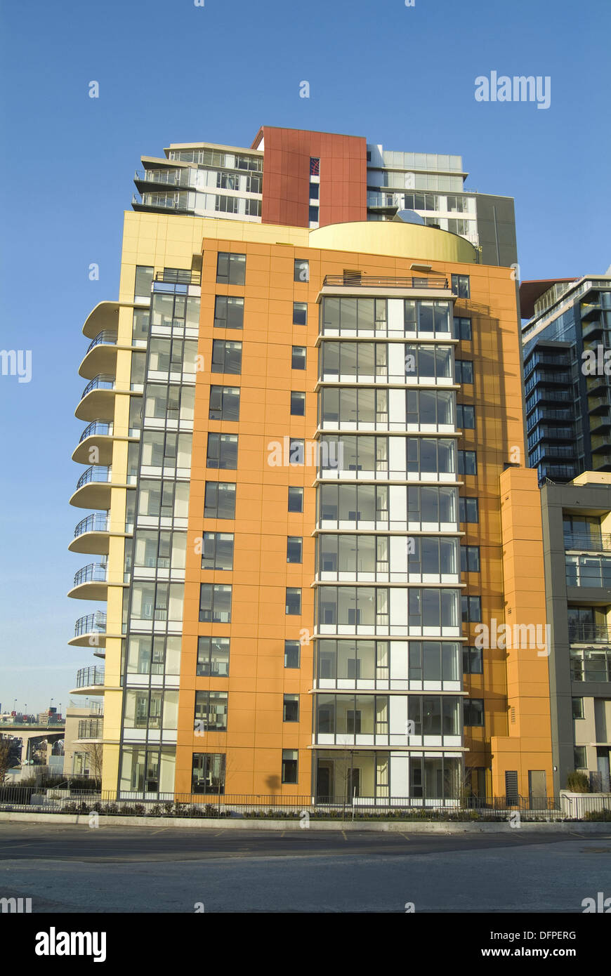 apartment buildings, Vancouver, BC, Canada Stock Photo 61345524 Alamy