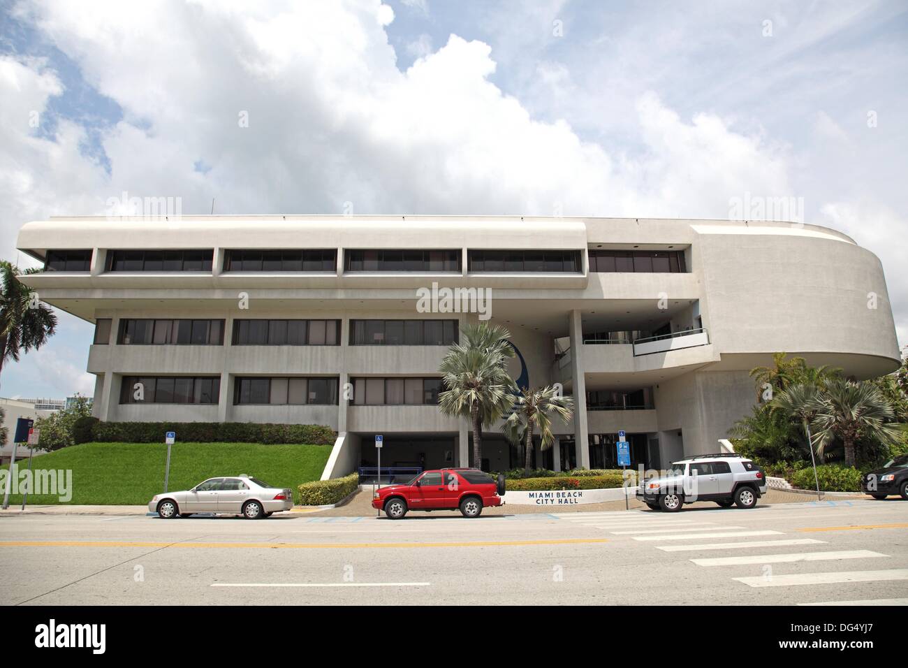 City Hall in Miami Beach Florida, USA Stock Photo, Royalty Free Image