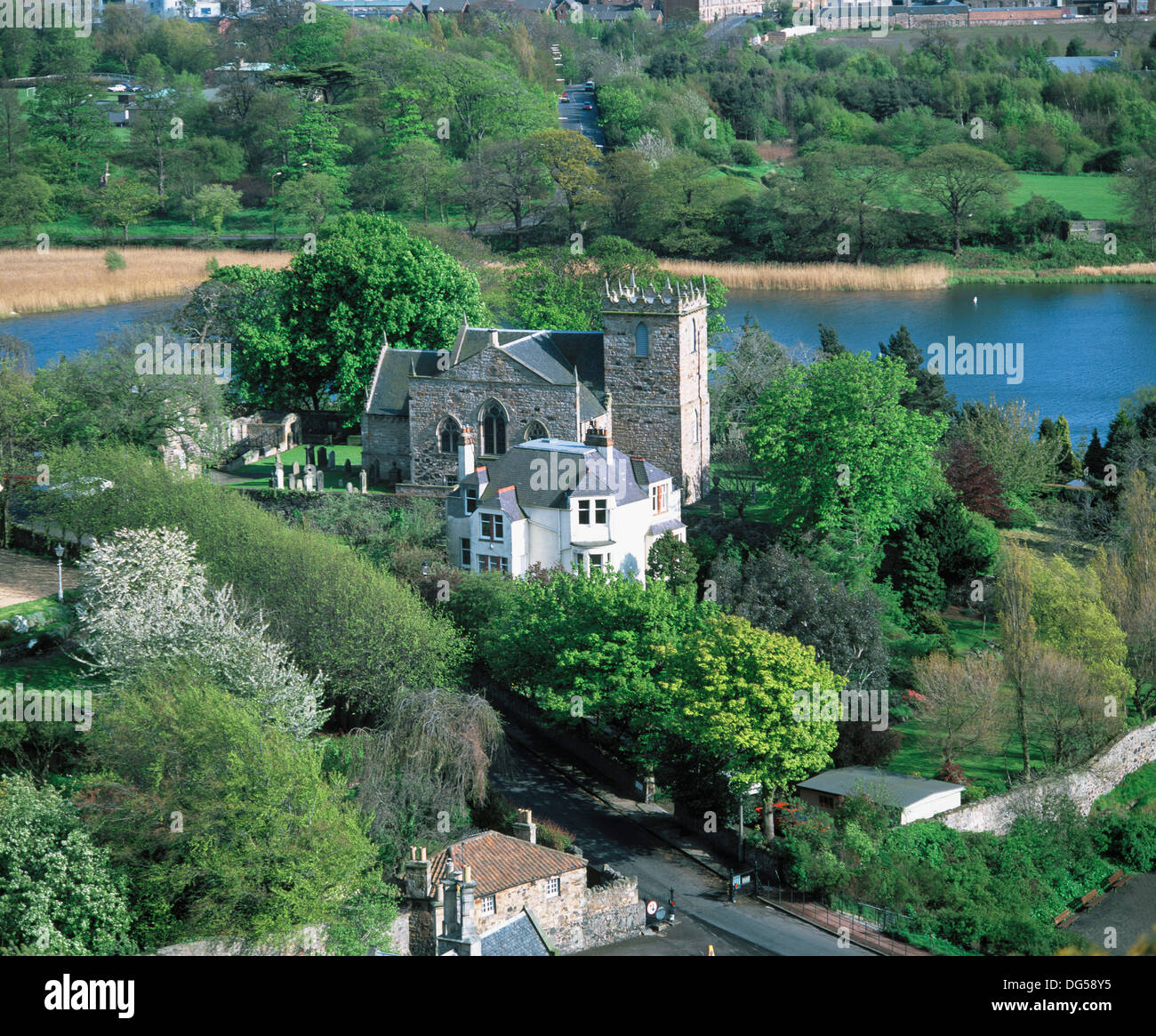 Duddingston Village. Edinburgh. Scotland Stock Photo, Royalty Free