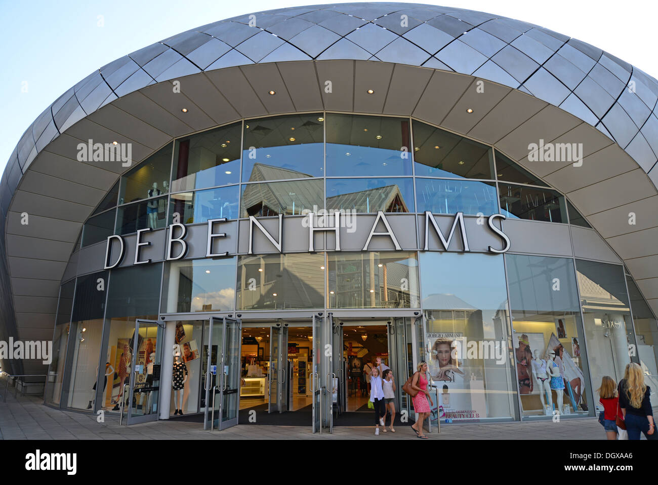 Debenhams Department Store, Arc Shopping Centre, Bury St Edmunds Stock ...
