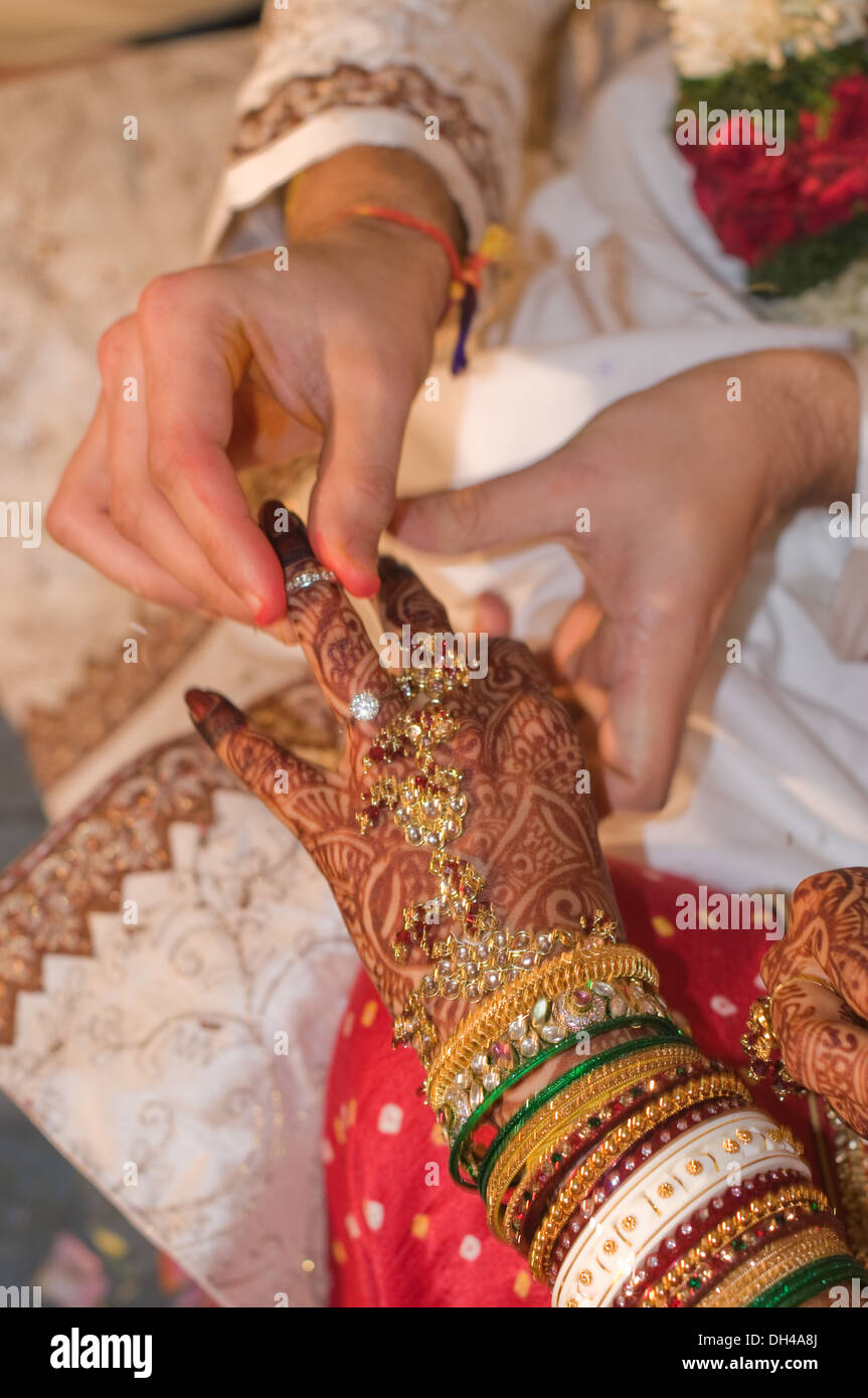 Indian wedding ring finger