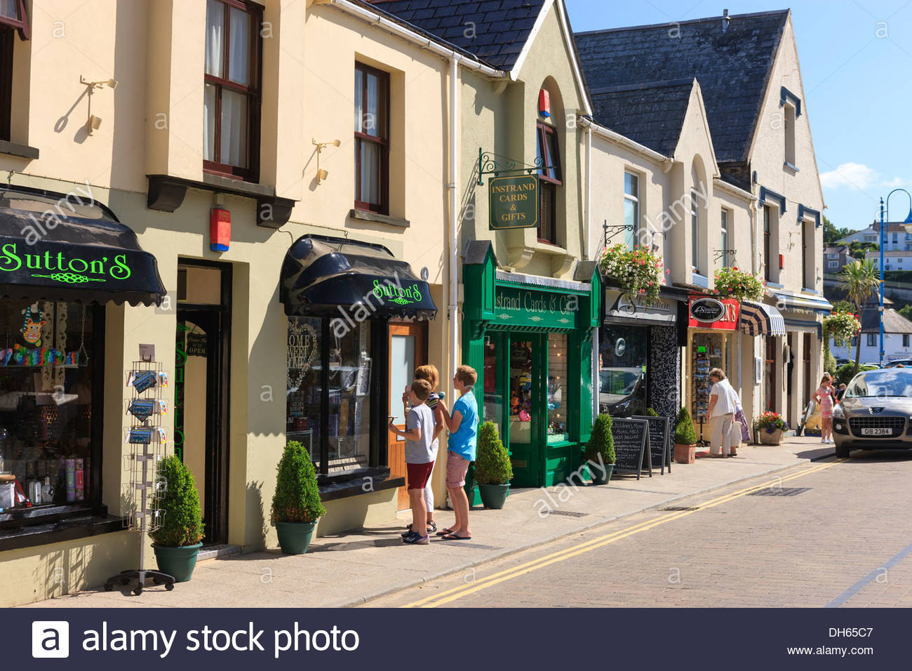 Saundersfoot Pembrokeshire Wales Stock Photo, Royalty Free Image