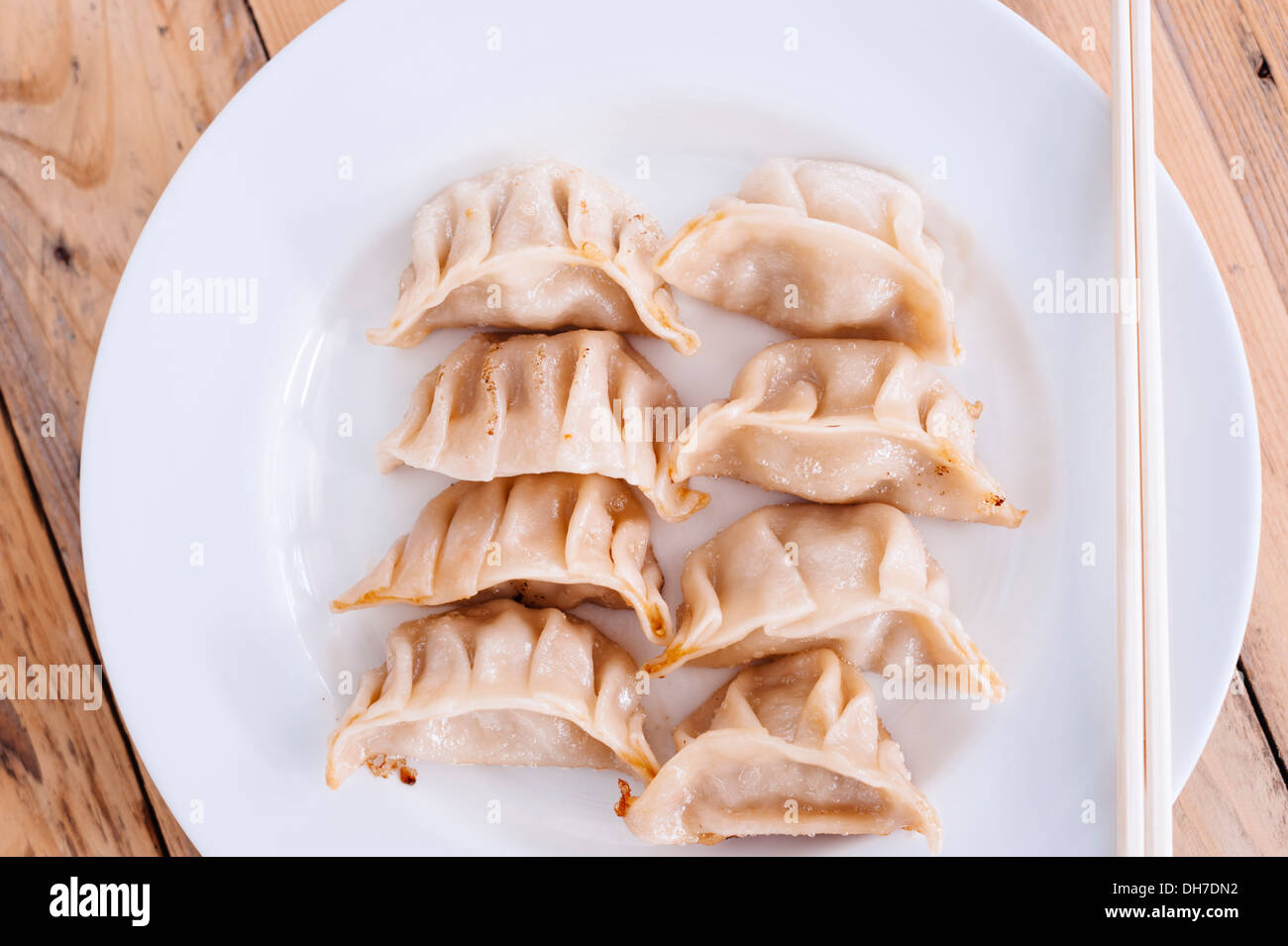 Gyoza Aka Potstickers Stock Photo Alamy