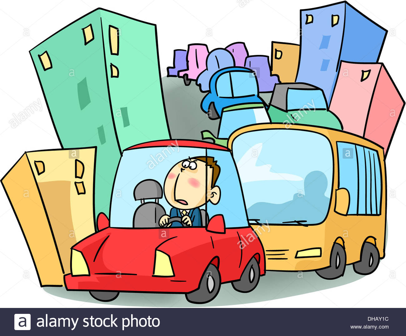 City Traffic Jam Stock Photo, Royalty Free Image 62320984 Alamy
