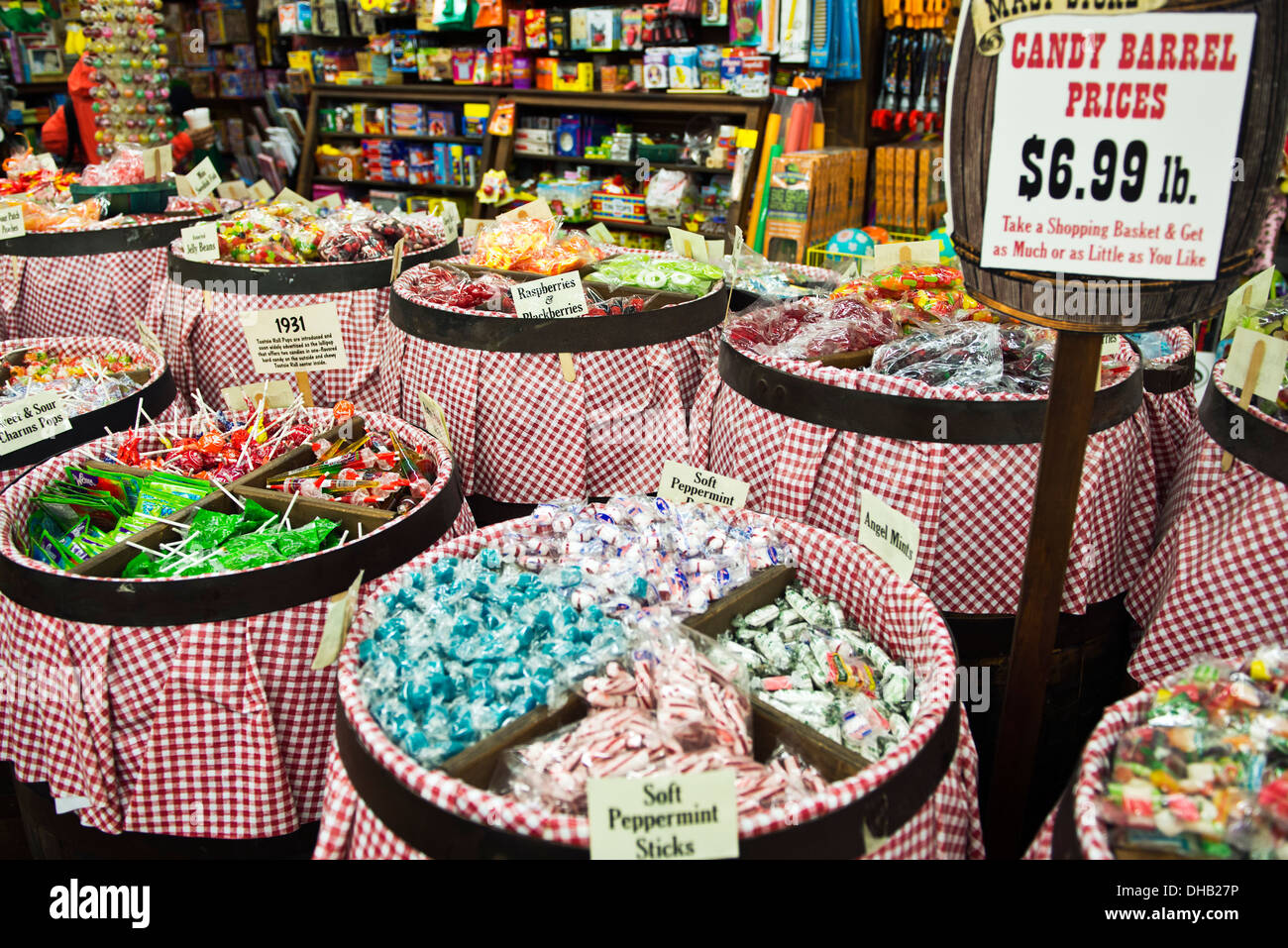 Candy Barrels Stock Photos Candy Barrels Stock Images Alamy