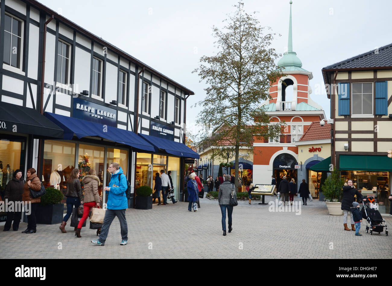 McArthur Glen Designer Outlet Center Roermond Netherlands Stock Photo, Royalty Free Image ...