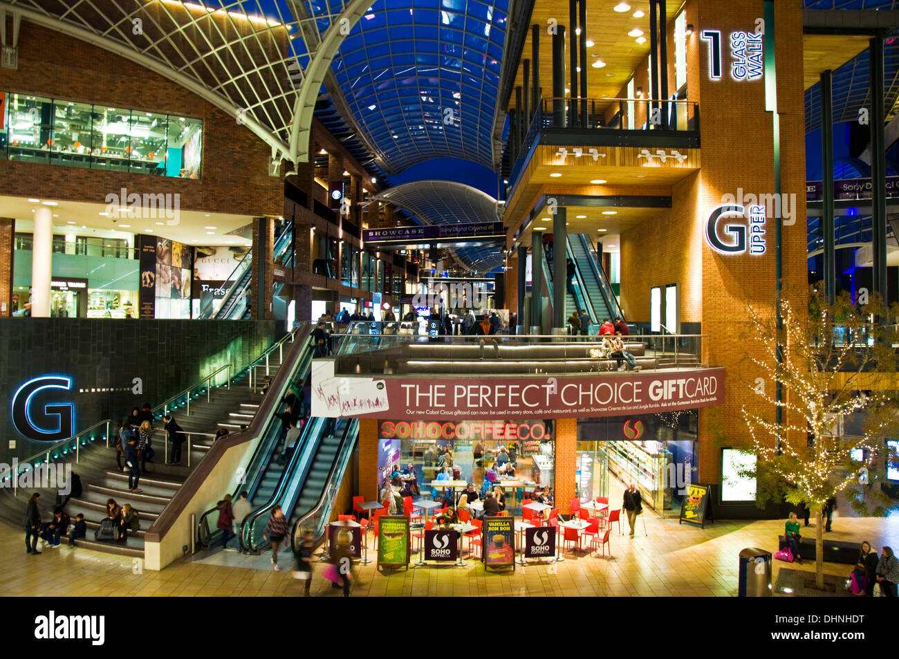 Cabot Circus shopping centre in Bristol city England UK Stock Photo
