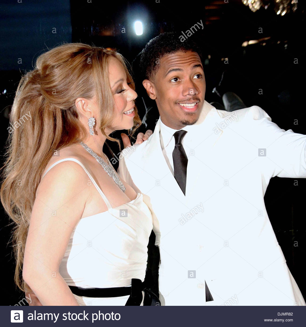 Mariah Carey and husband Nick Cannon celebrity couple celebrate their