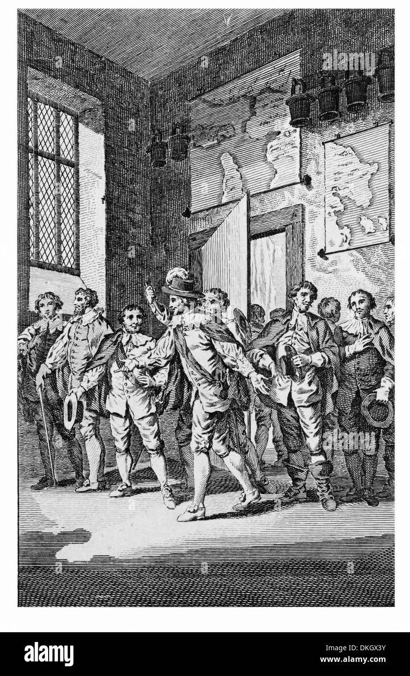 John Felton lieutenant in the English army Assassinating the Duke of