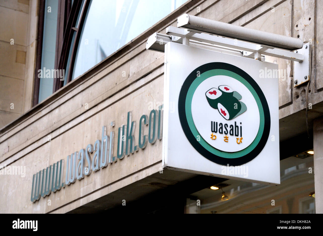 London, England, UK. Wasabi Japanese Restaurant Stock Photo, Royalty