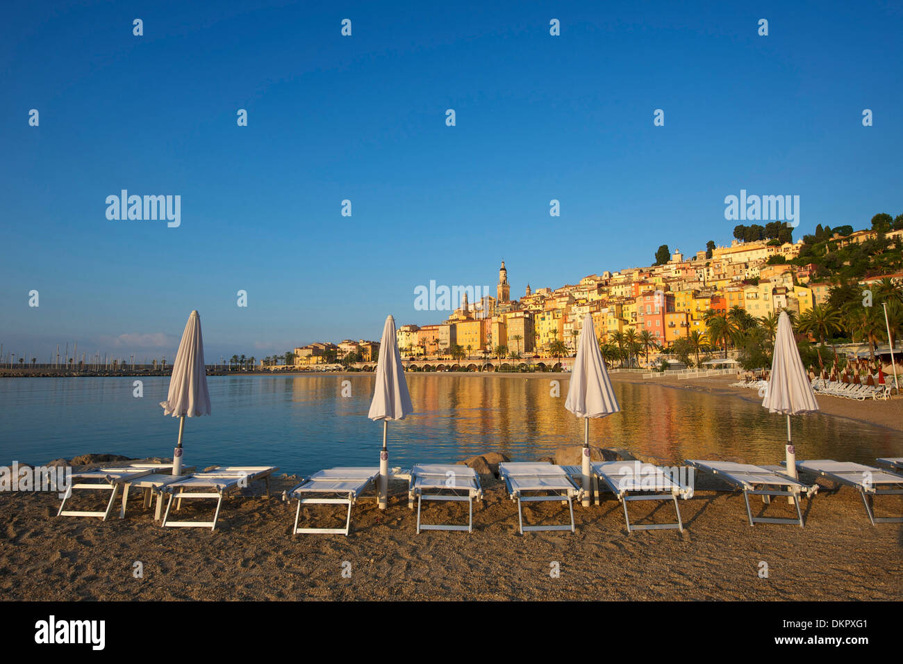 Menton France Europe South of France Cote d'Azur beach seashore coast