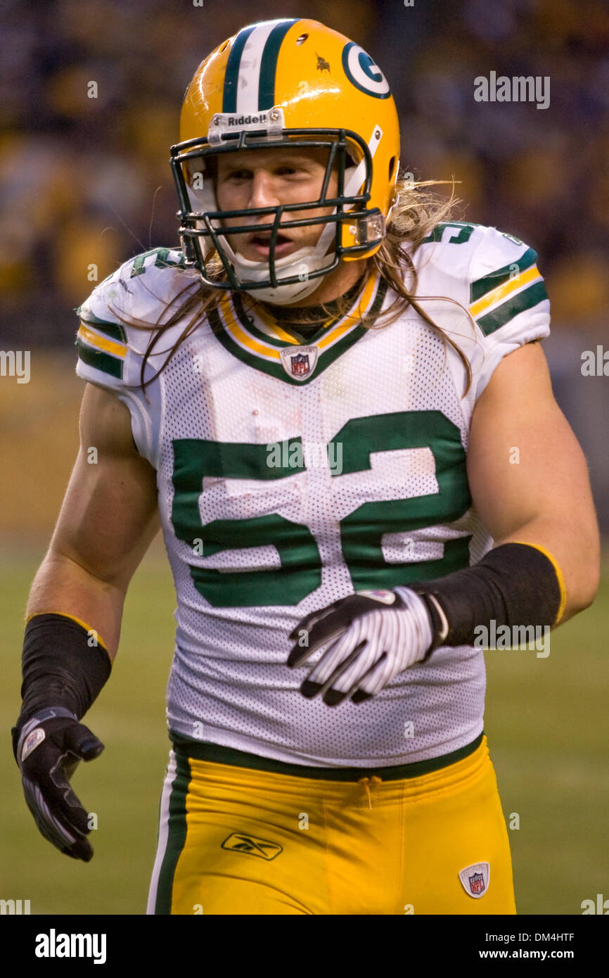 20 December 2009 Green Bay Packers Clay Matthews (52) during the Stock