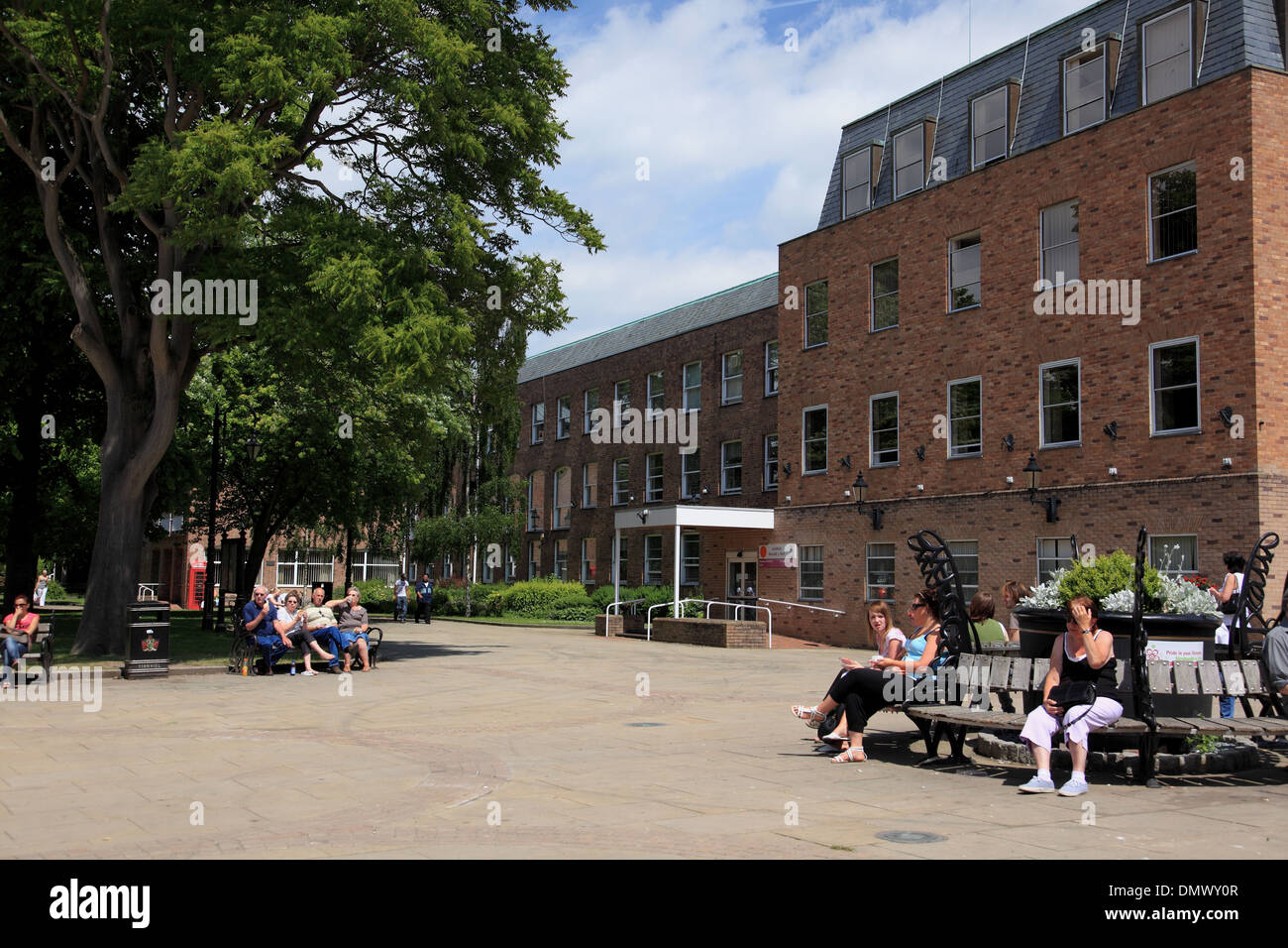 The Guildhall, Lord Street, in the centre of Wrexham, Clywd, north