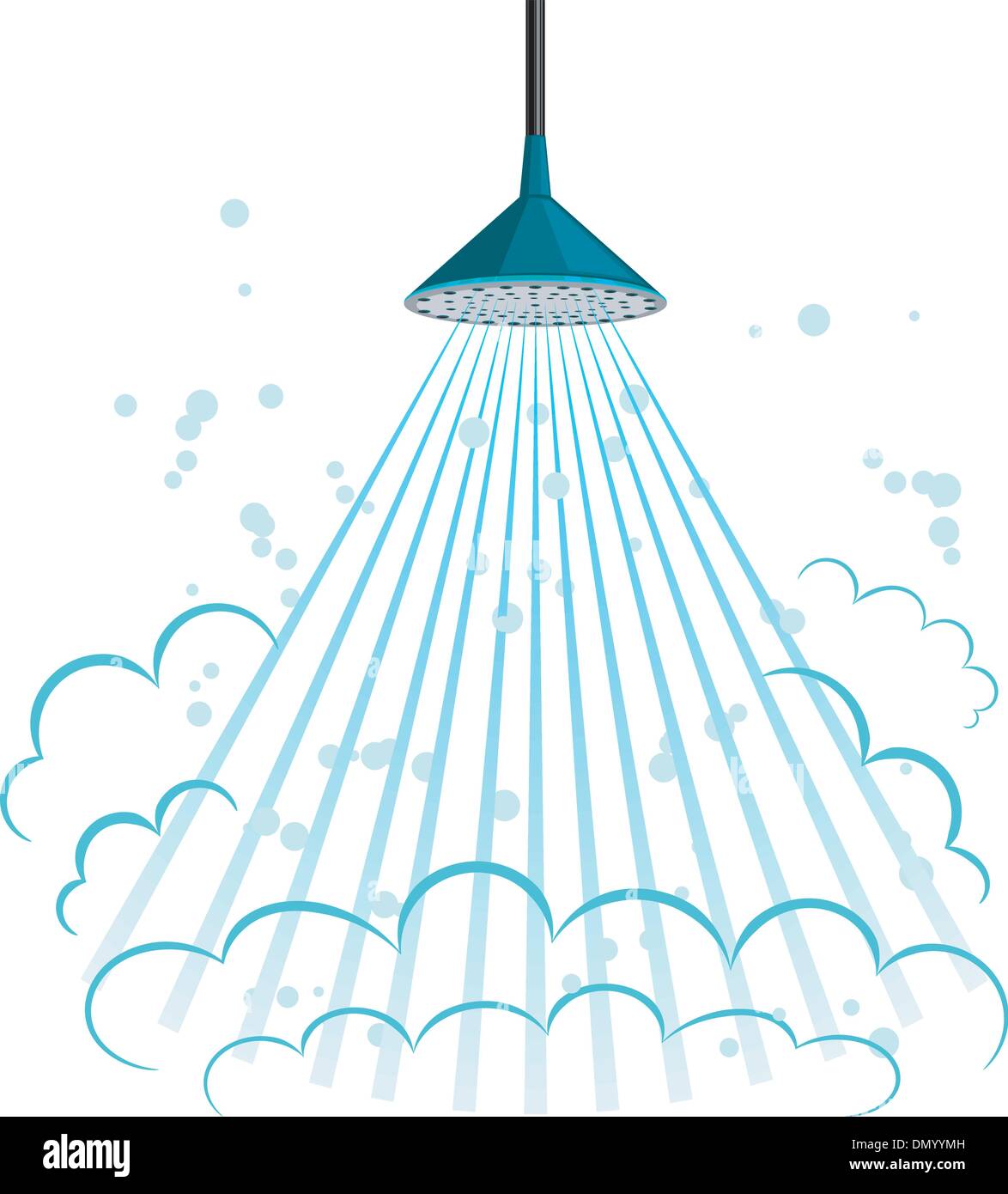 Vector Illustration Of Shower Stock Vector Image Art Alamy