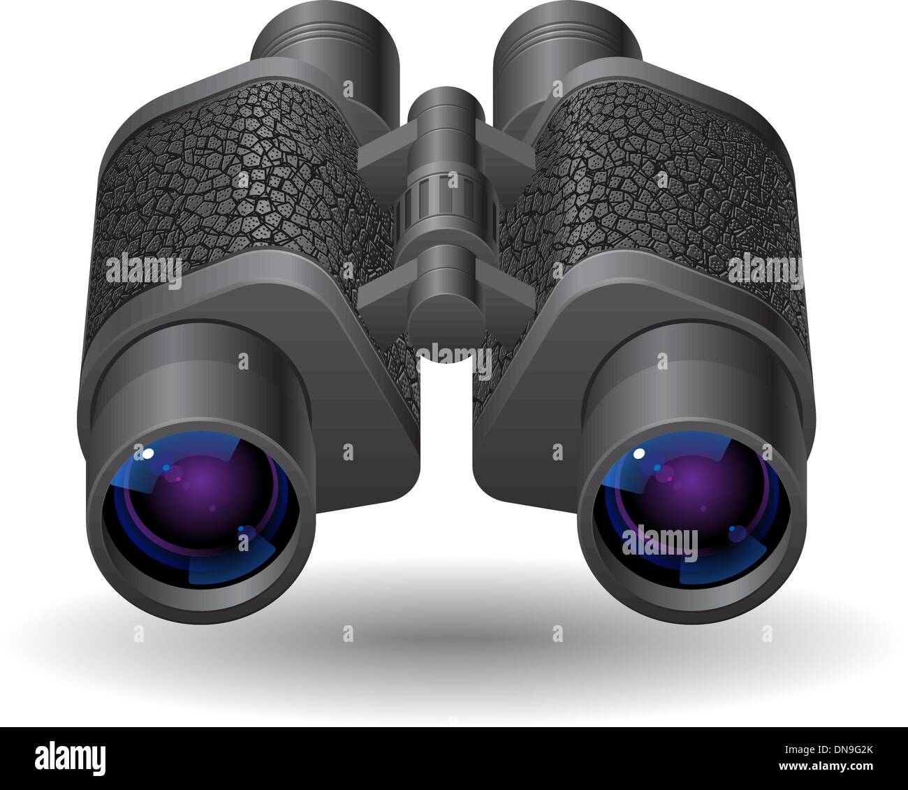 Icon for binoculars Stock Vector Art & Illustration, Vector Image
