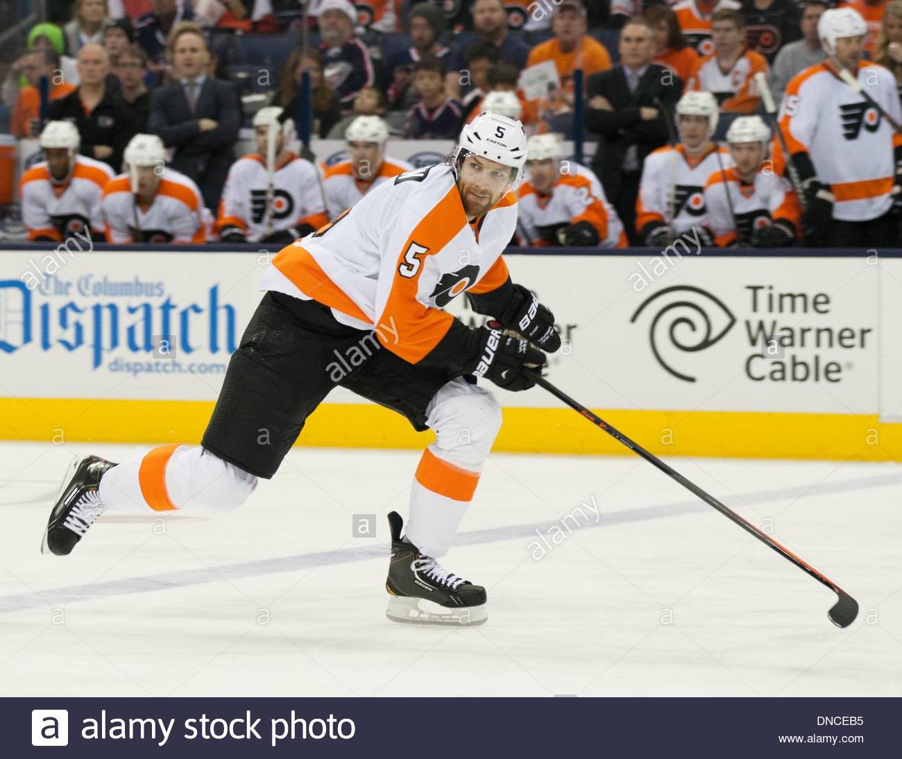 columbus oh usa 21st dec 2013 philadelphia flyers defenseman flyers defenseman 5
