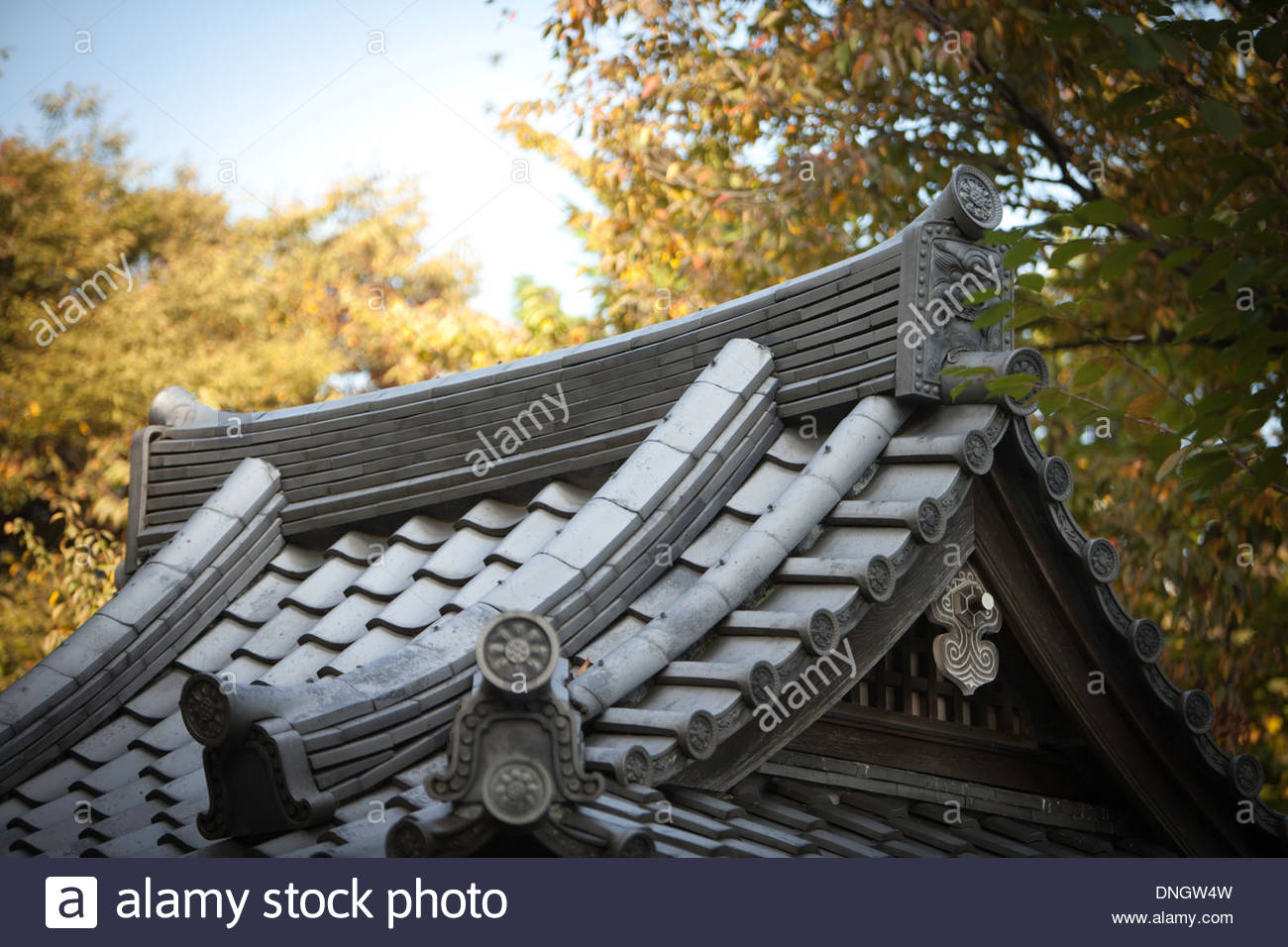 Typical Japanese roof Stock Photo, Royalty Free Image 64909849 Alamy