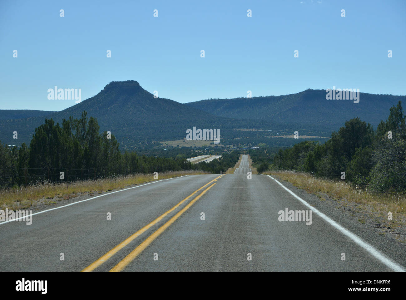 route-66-new-mexico-usa-long-straight-road-disappears-over-rolling-DNKFR6.jpg
