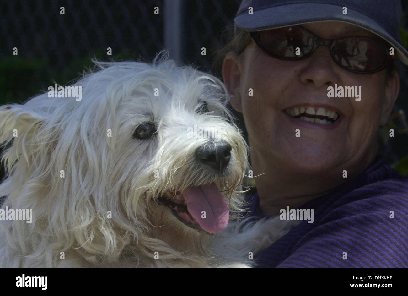 (PUBLISHED 10/6/2004, B-5)Sadie and her owner Maree Anne Rudd,, who recently passed away due to a brain aneurism. - published-1062004-b-5sadie-and-her-owner-maree-anne-rudd-who-recently-DNXKHP